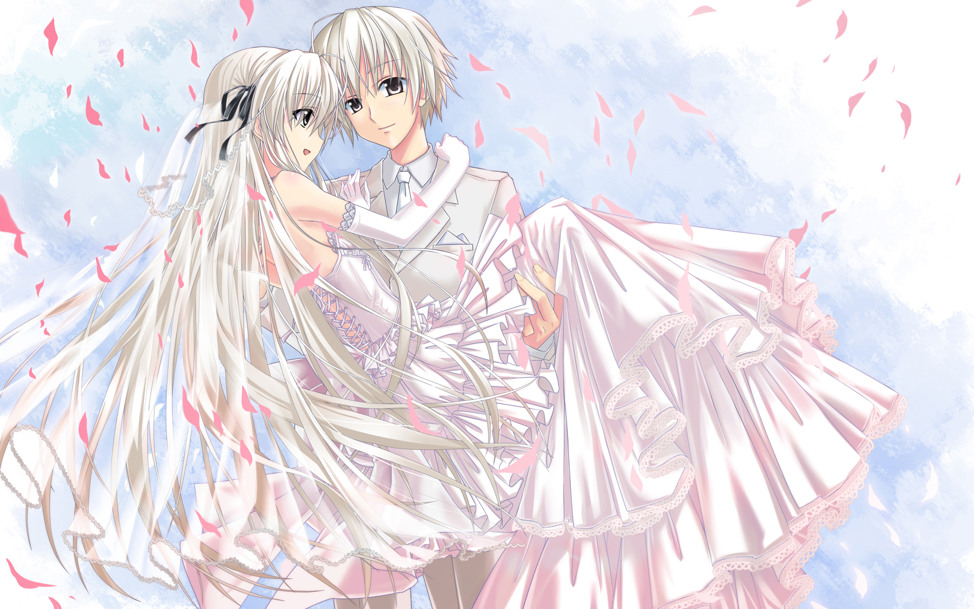 Anime Boy in Wedding Dress