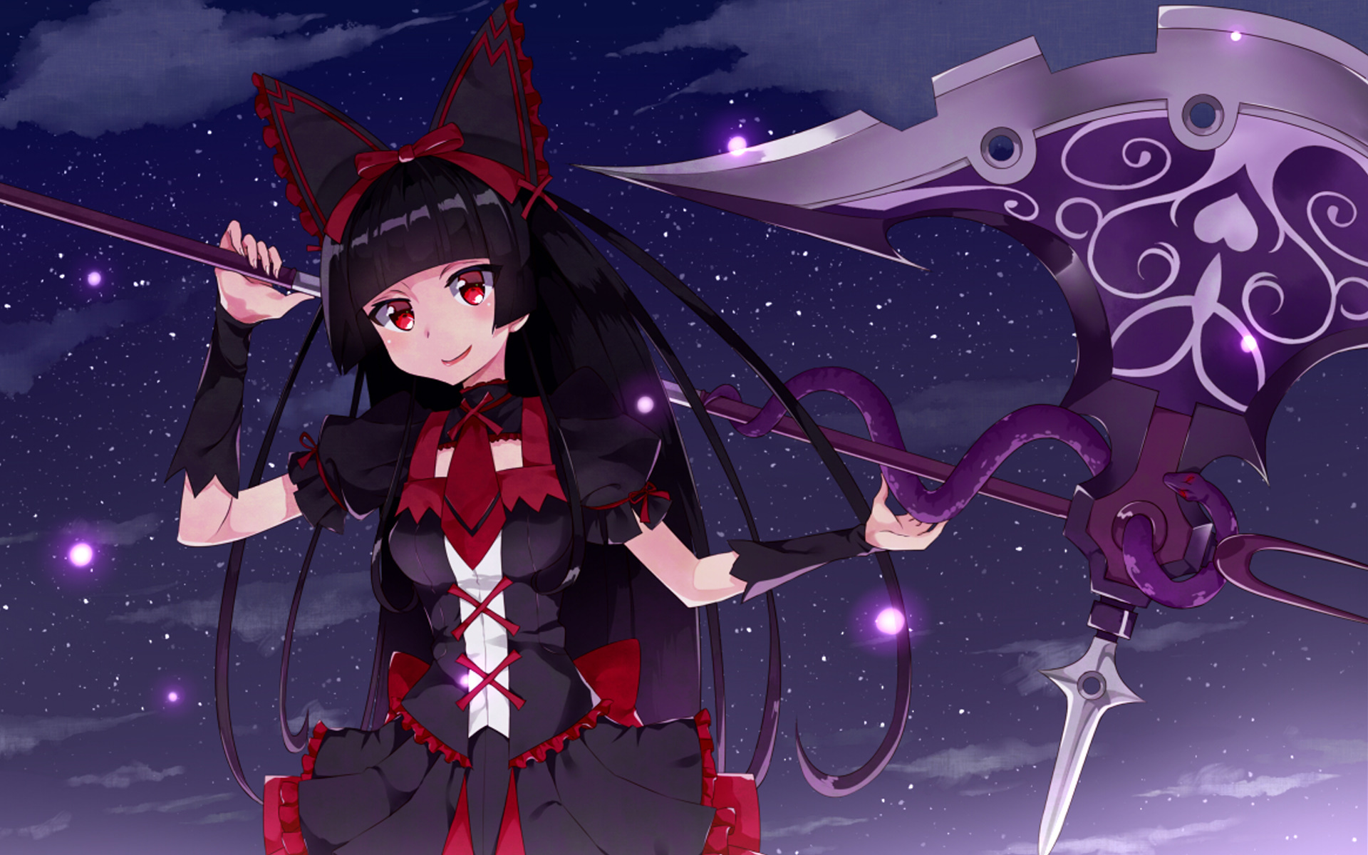 Wallpaper anime, art, Gate, Rory Mercury, Gate: Jieitai Kanochi nite Kaku  Tatakaeri for mobile and desktop, section сёдзё, resolution 1920x1200 -  download