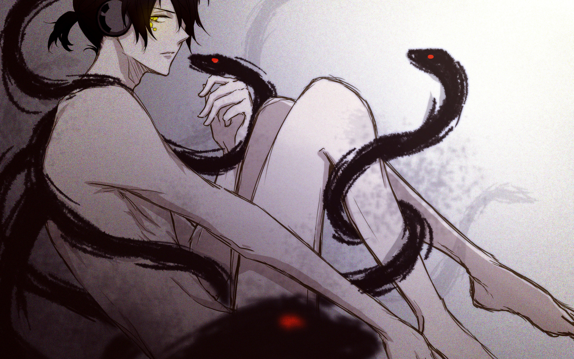 snakes, male, Kagerou Project, Dark Konoha, Kokonose &quot;Tail&quo...