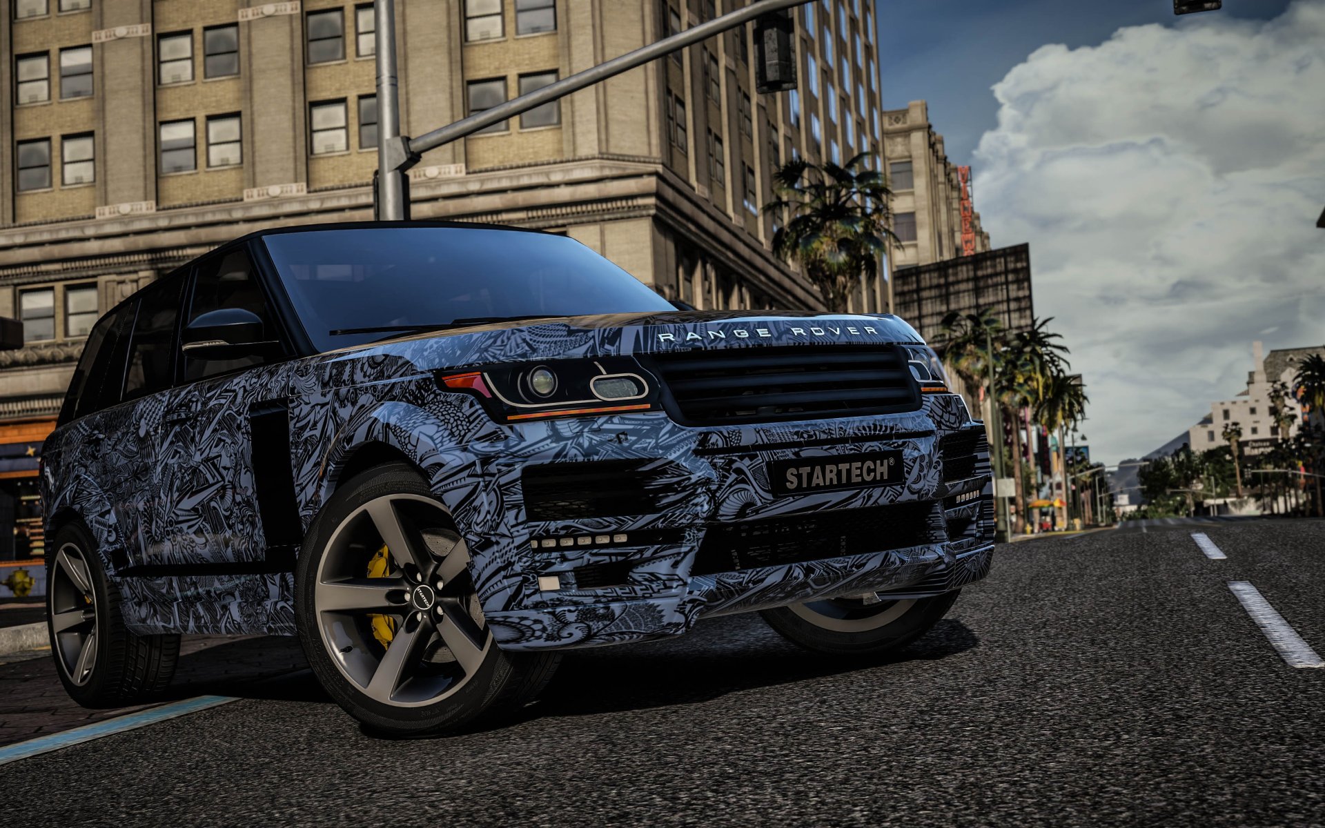 Download wallpaper the city, Range Rover, GTA, Grand Theft Auto V ...