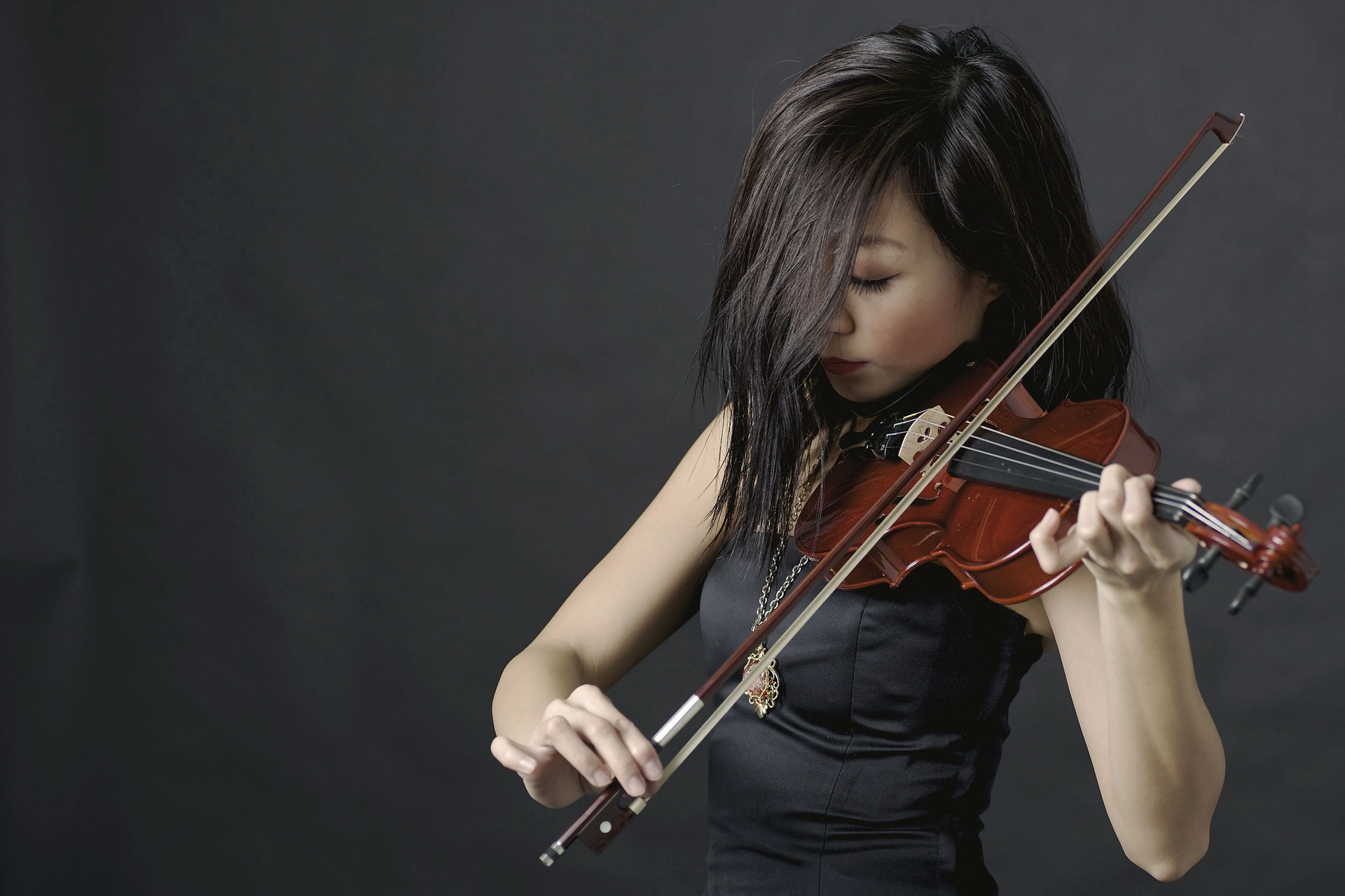 Wallpaper girl, music, violin for mobile and desktop, section музыка,  resolution 1920x1280 - download