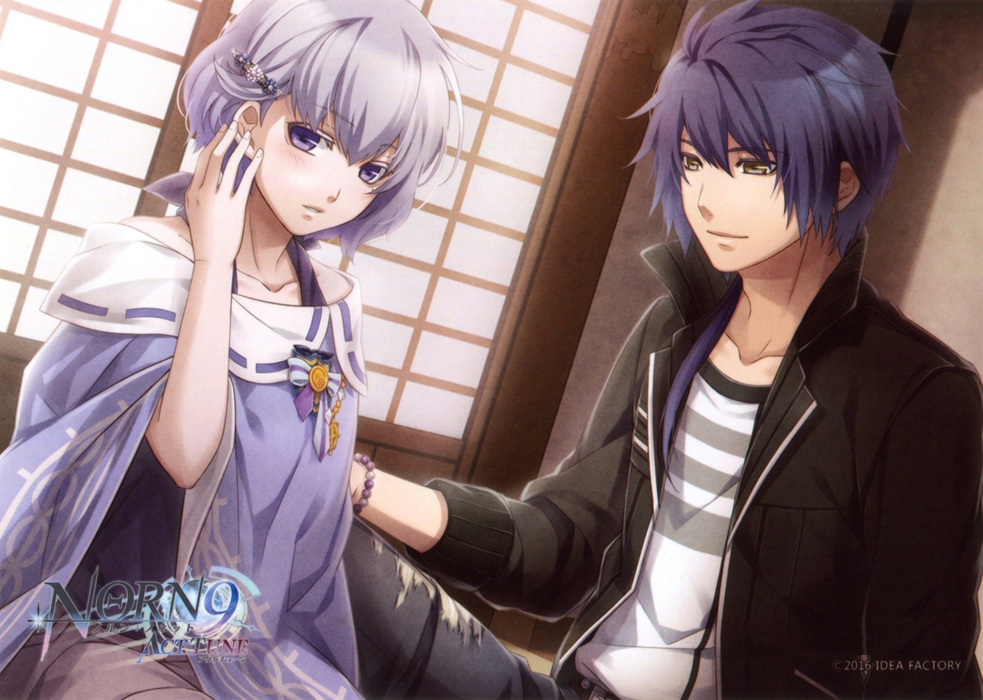 NANAMI♬*゜ Wallpaper room, two, Cape, barrette, visual novel, NORN9