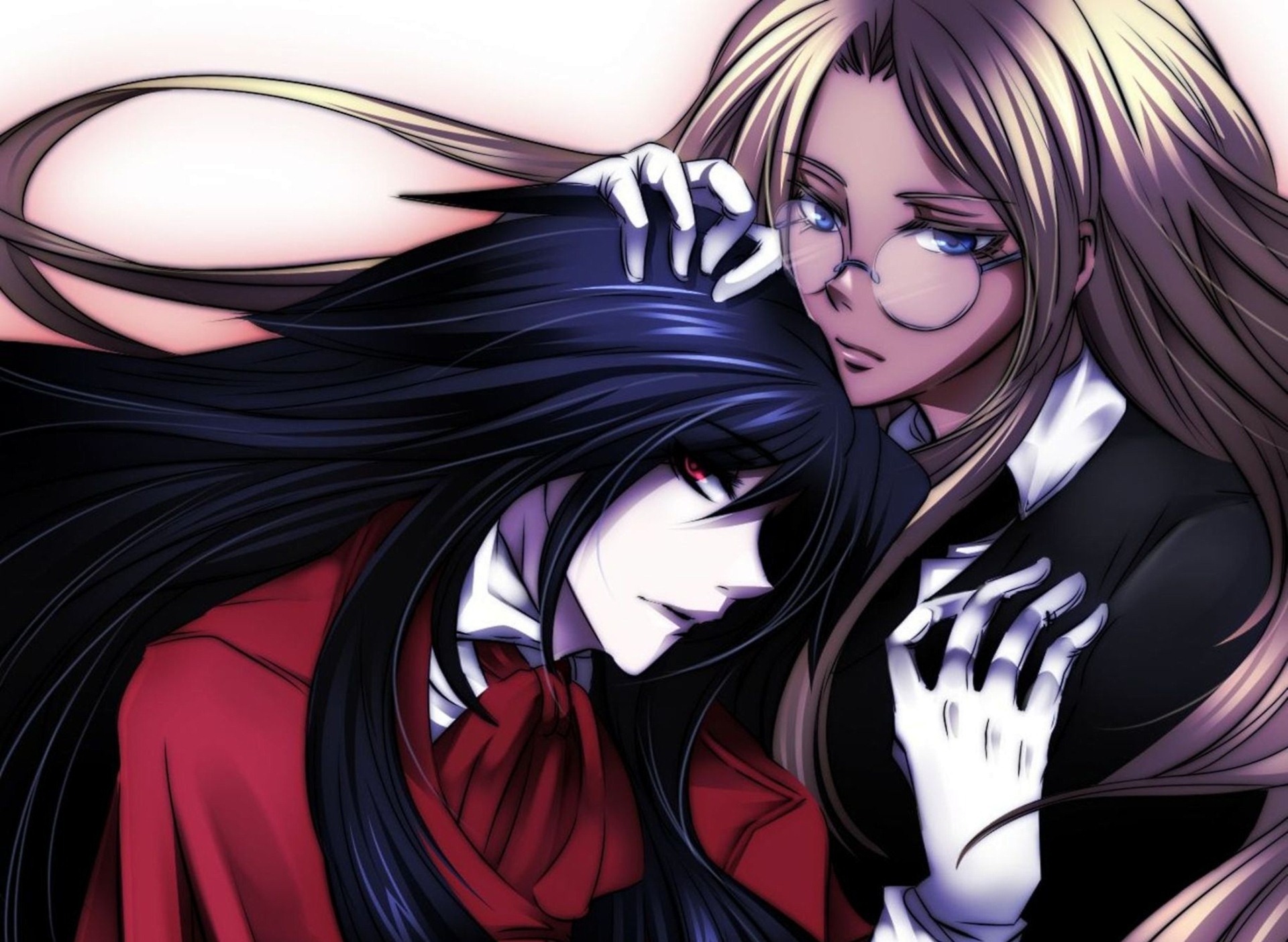 Wallpaper vampire, hellsing, Alucard, Hellsing, female, Integra, integra,  alukard for mobile and desktop, section прочее, resolution 1920x1403 -  download