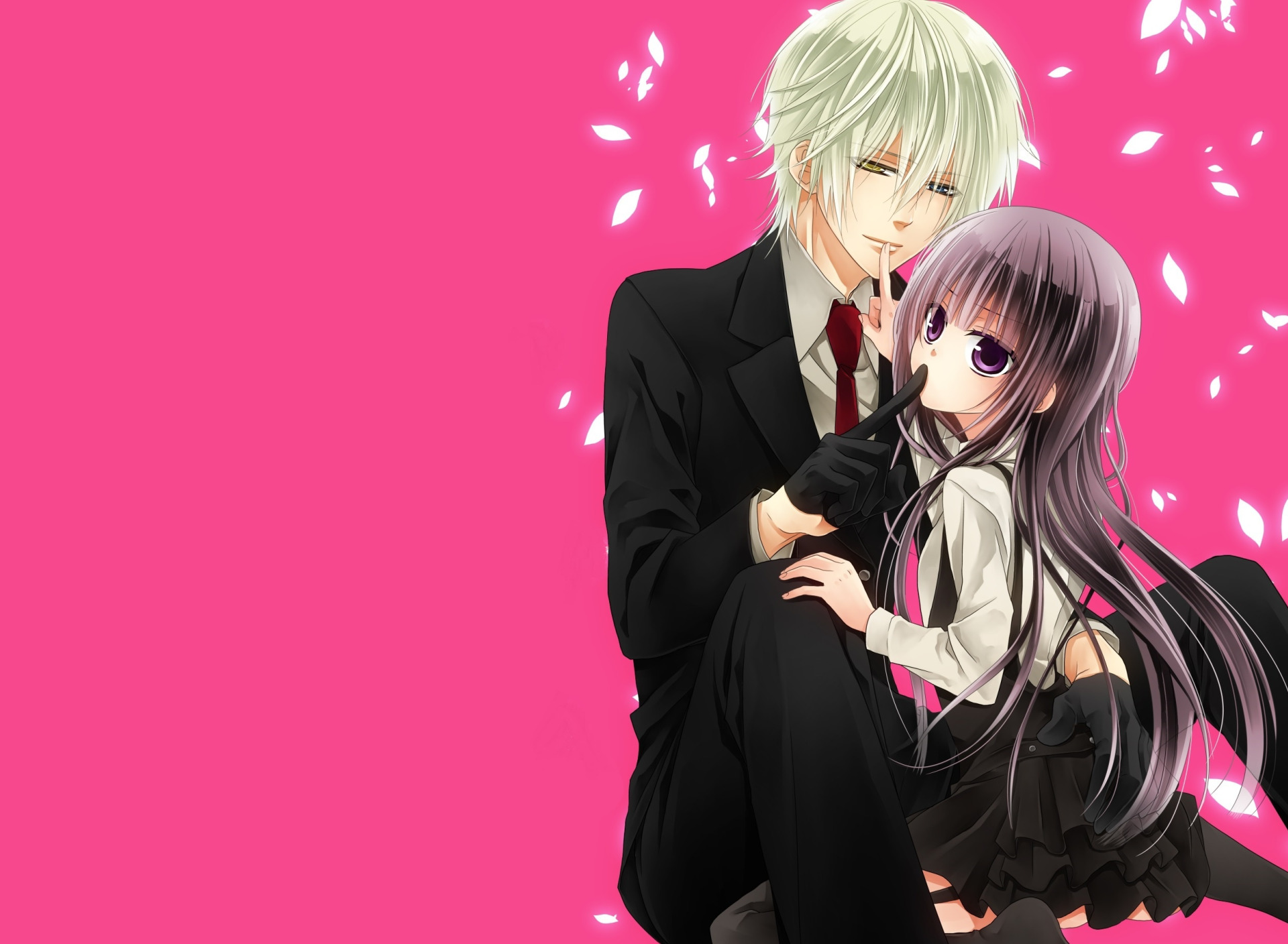 Download wallpaper girl, romance, guy, Inu X Boku SS, servant, section  shonen in resolution 1920x1408