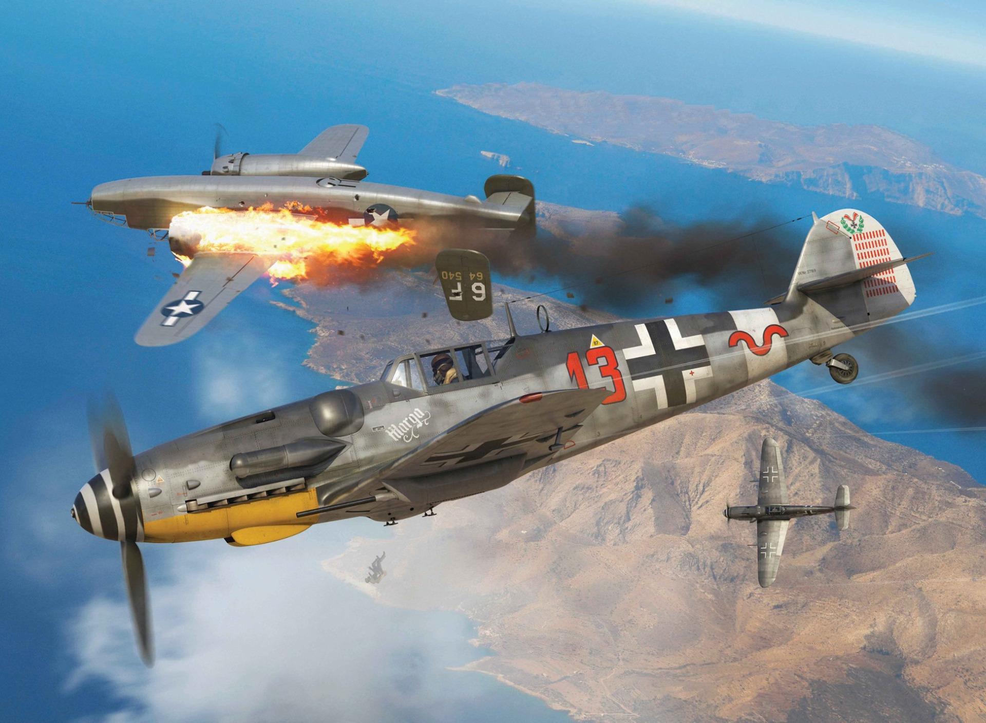 World War II, Fw 190, Focke Wulf, Luftwaffe, Germany, Military, Aircraft,  Military Aircraft, Airplane, Boeing B 17 Flying Fortress, Star Engine  Wallpapers HD / Desktop and Mobile Backgrounds