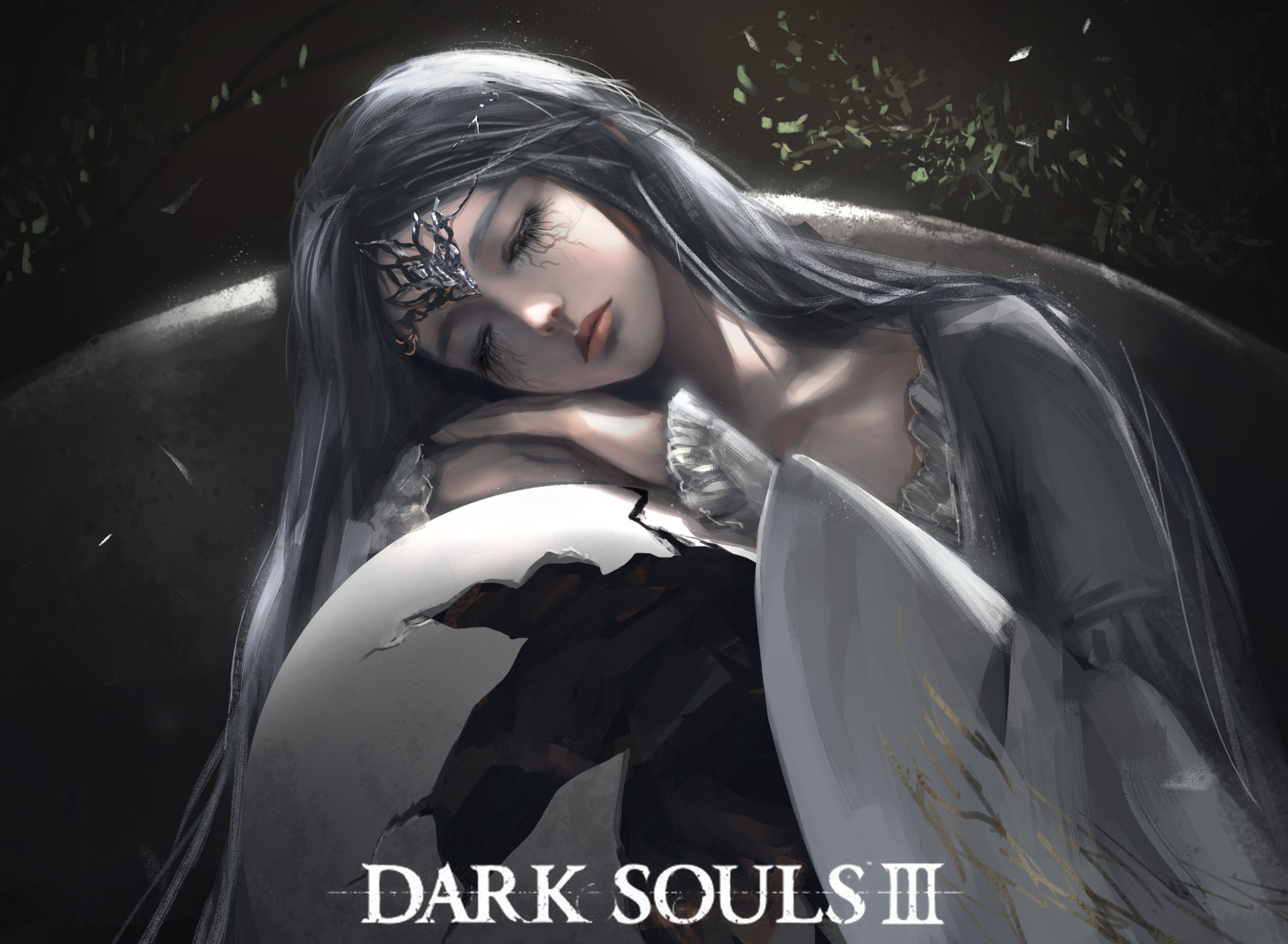 Download wallpaper girl, Dark Souls III, Princess Filianore, section games  in resolution 1920x1408