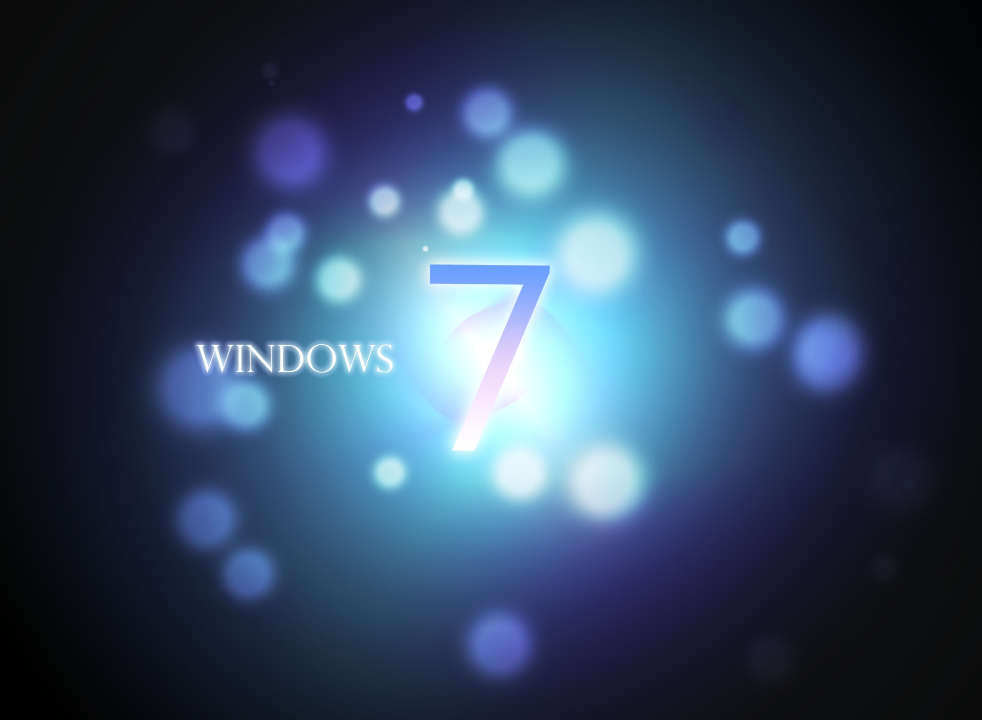Download wallpaper circles, logo, windows7, section hi-tech in ...