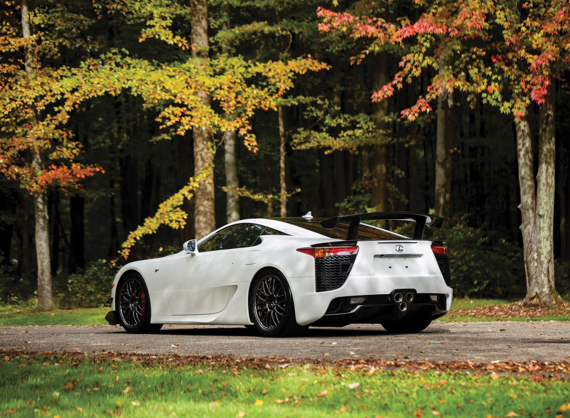 Download wallpaper Lexus, LFA, rear view, Lexus LFA Nurburgring ...