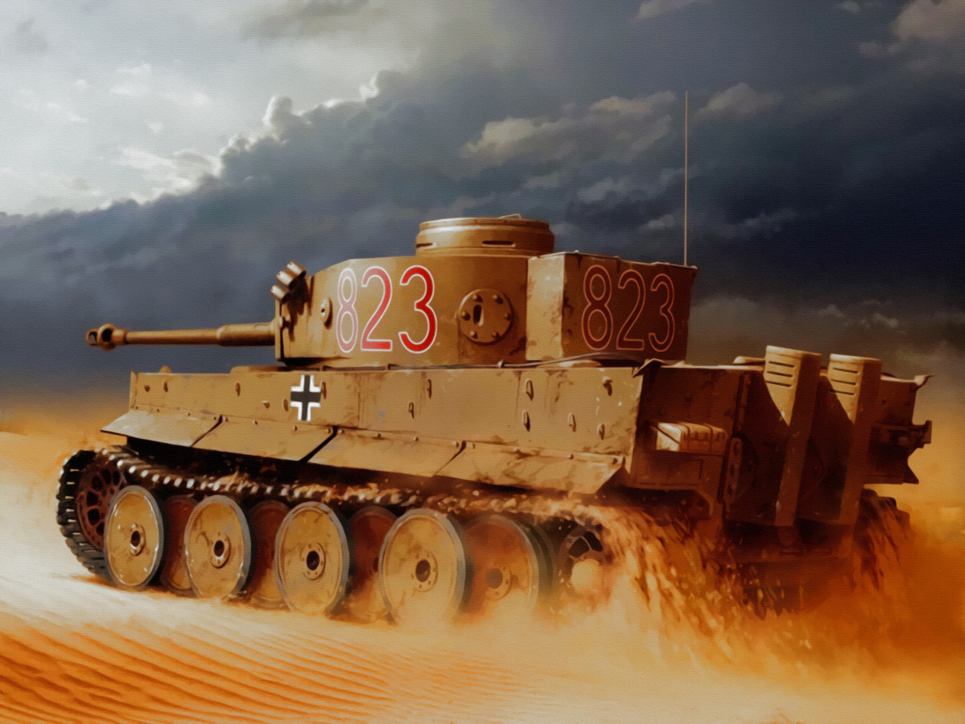 Вермахт танк тигр