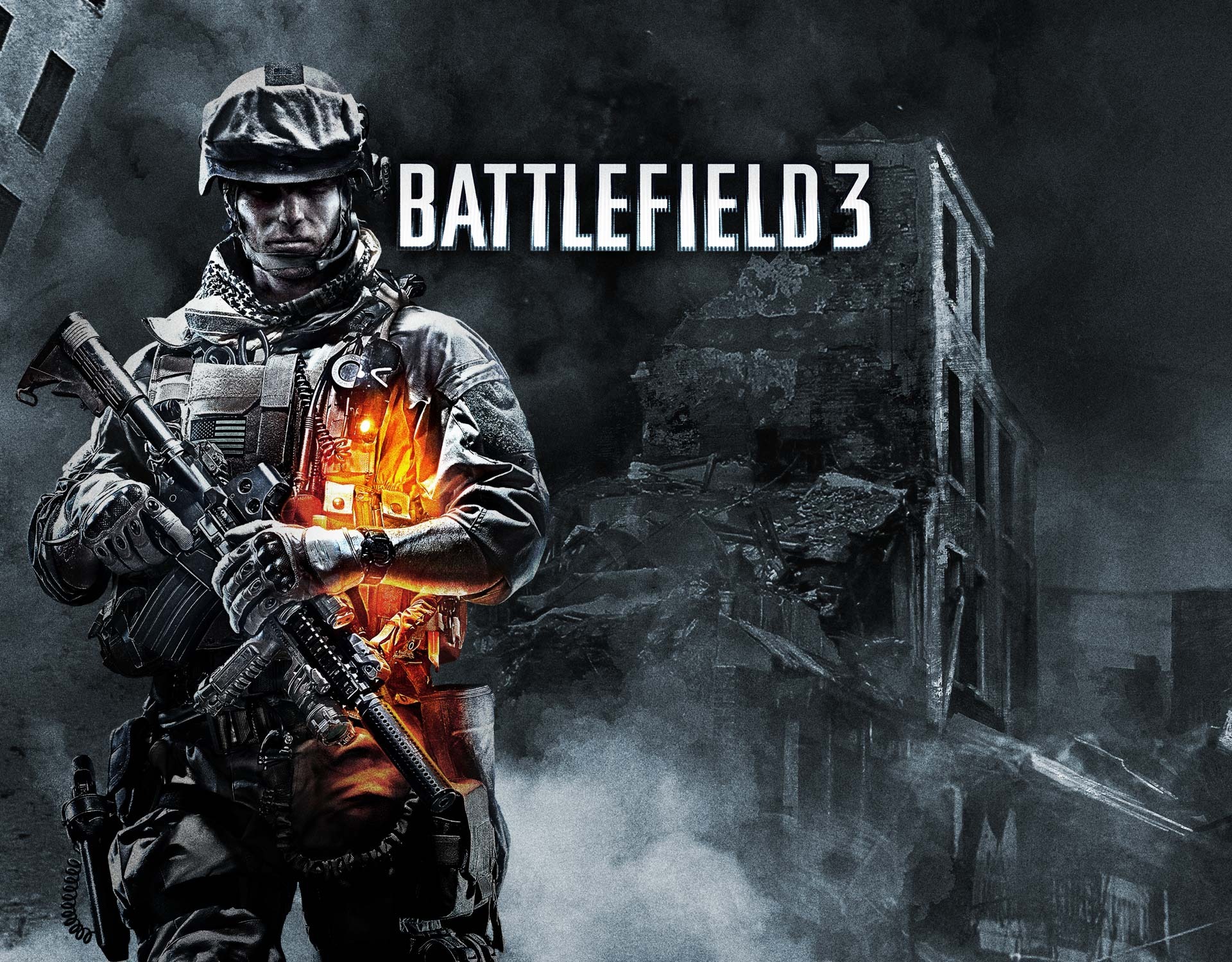 Wallpaper weapons, soldiers, Battlefield 3, video game for mobile and  desktop, section игры, resolution 1920x1500 - download