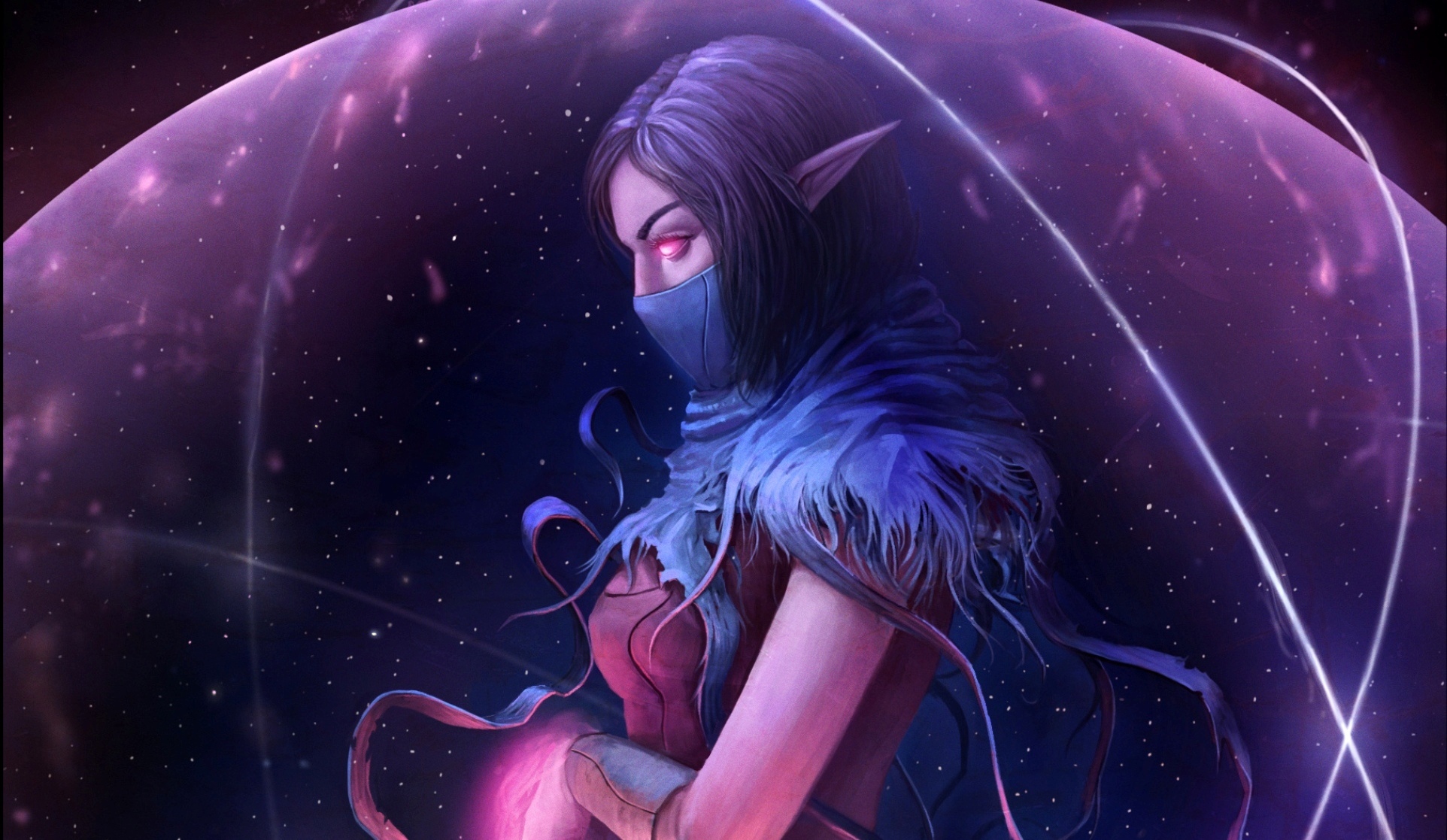 Templar Assassin Dota 2 Dark Planes of Juno Set 4K Wallpaper #5.2081