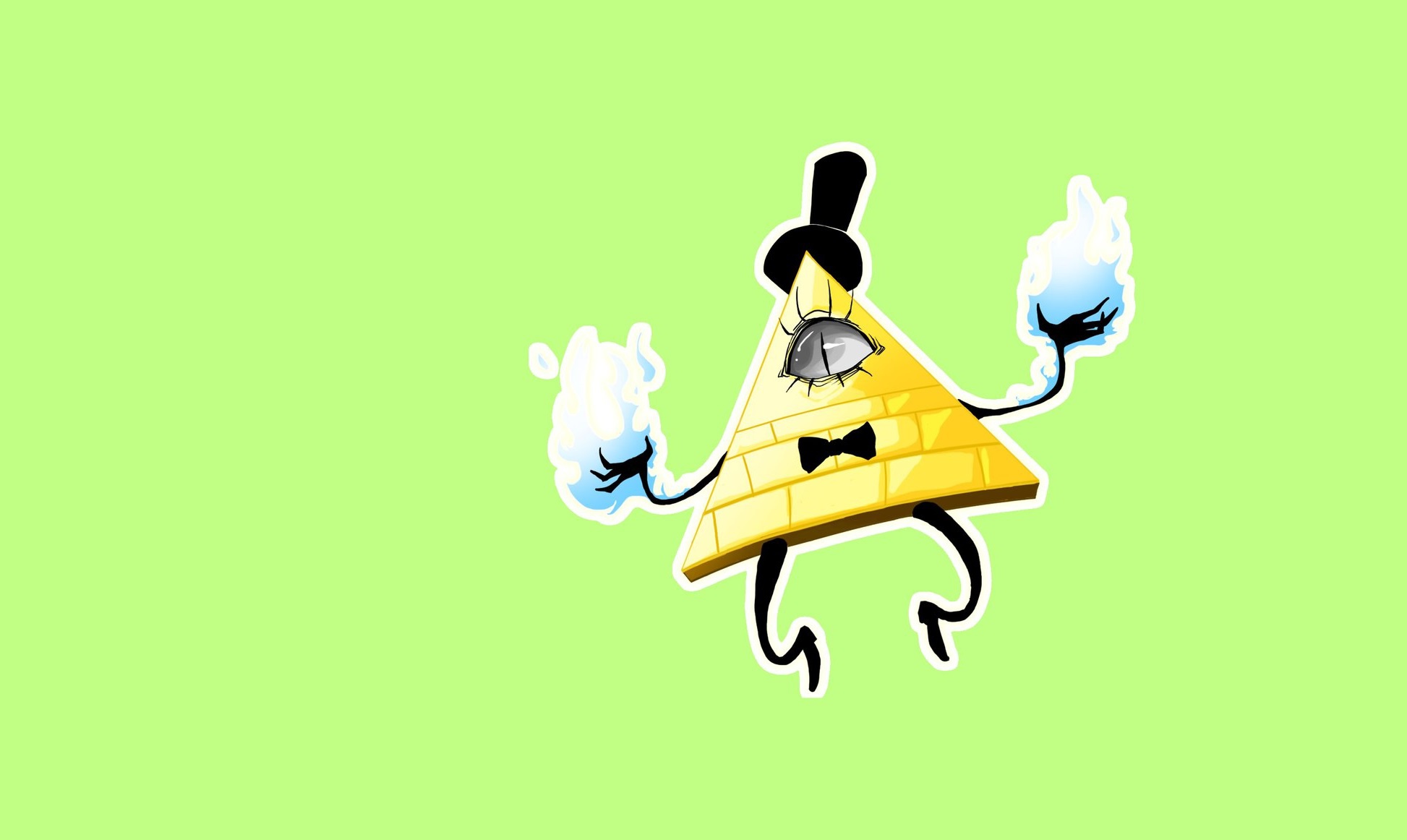 Download wallpaper cartoon, art, Gravity Falls, Bill Cipher, Gravity Falls,  bill cipher, section films in resolution 1946x1162