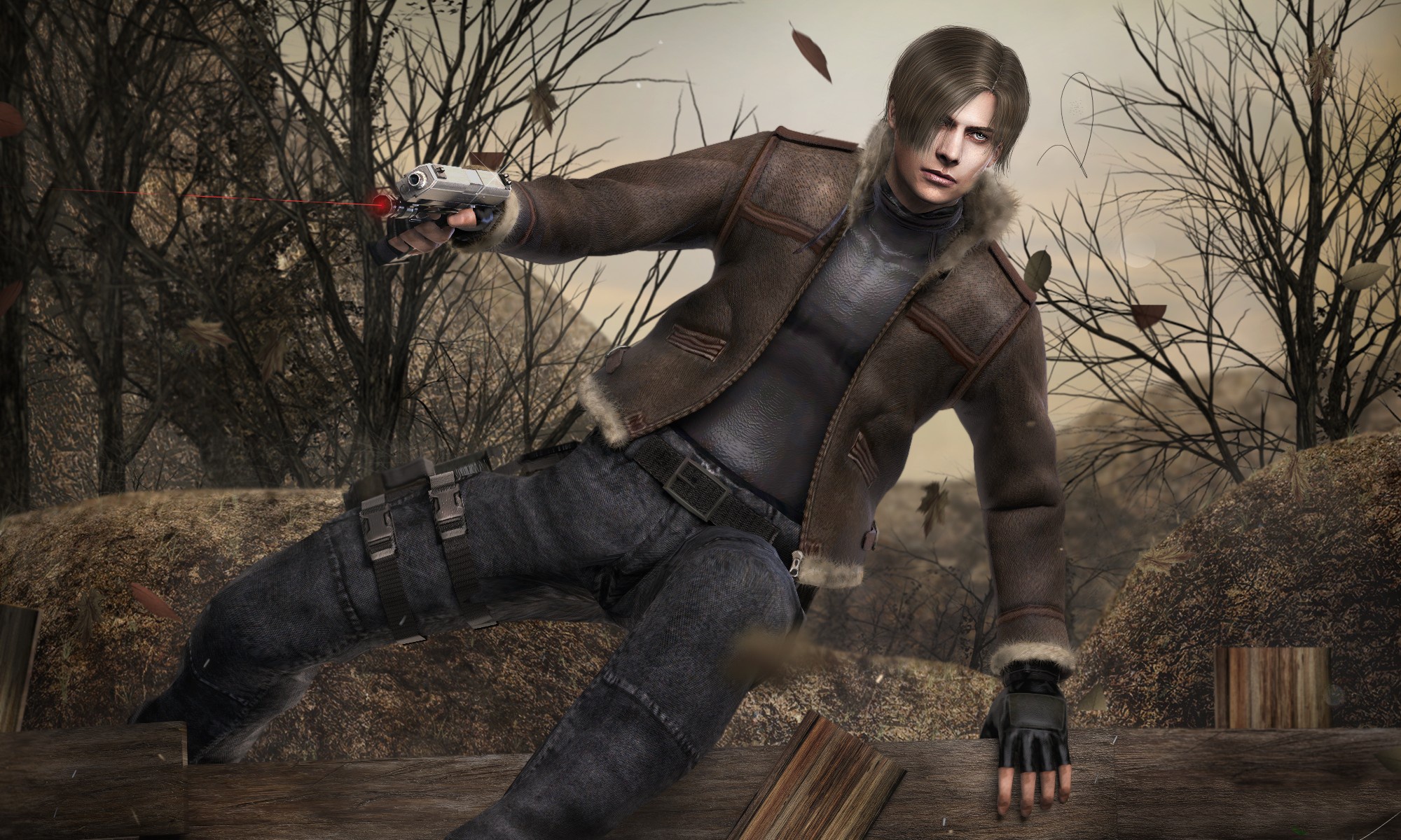 4 ре. Leon Kennedy re4 Remake.