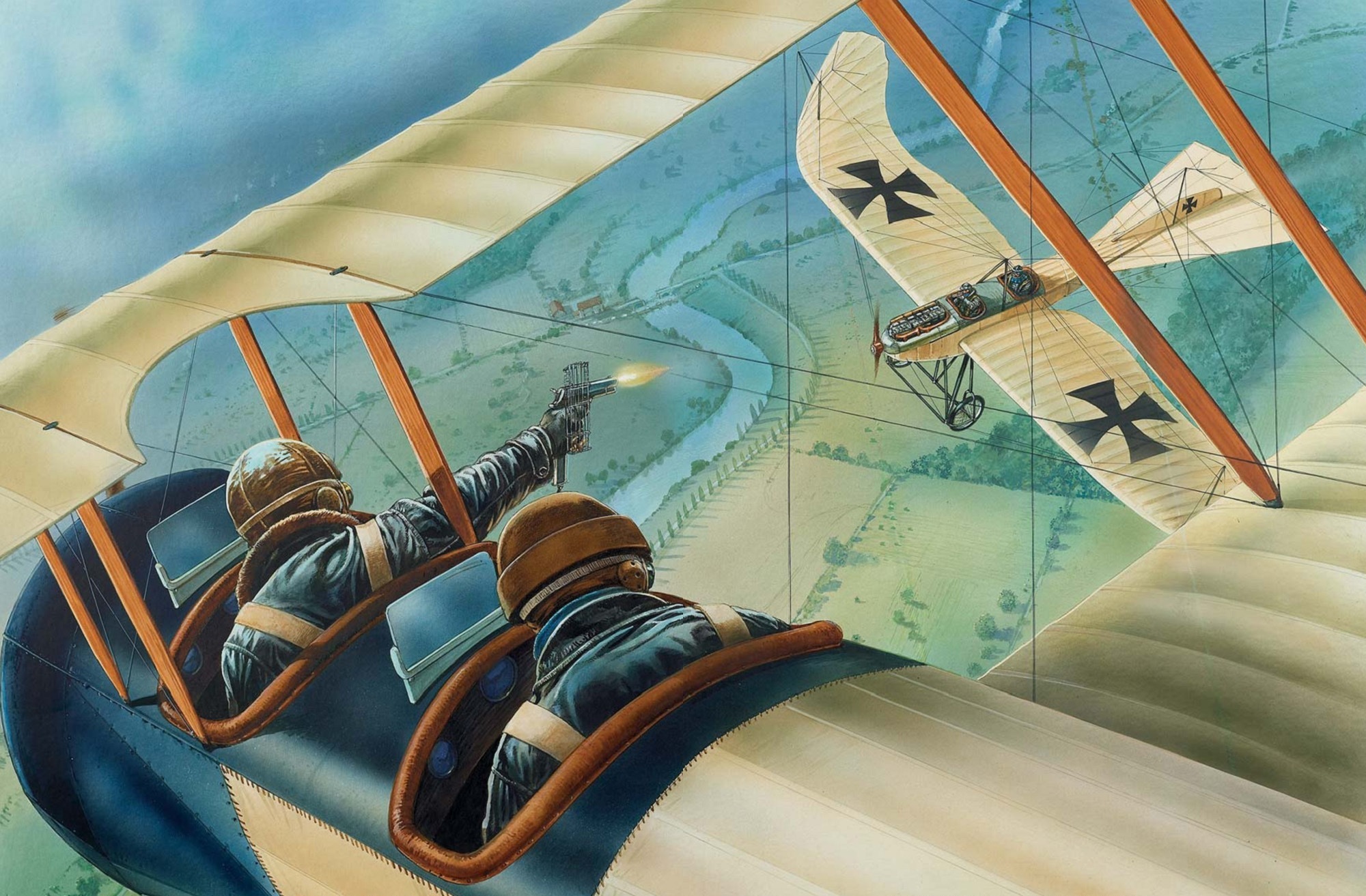 Первые воздушные самолеты. Летчик биплан самолет первой мировой. Камикадзе в самолете арт. Японские лётчики камикадзе арт.