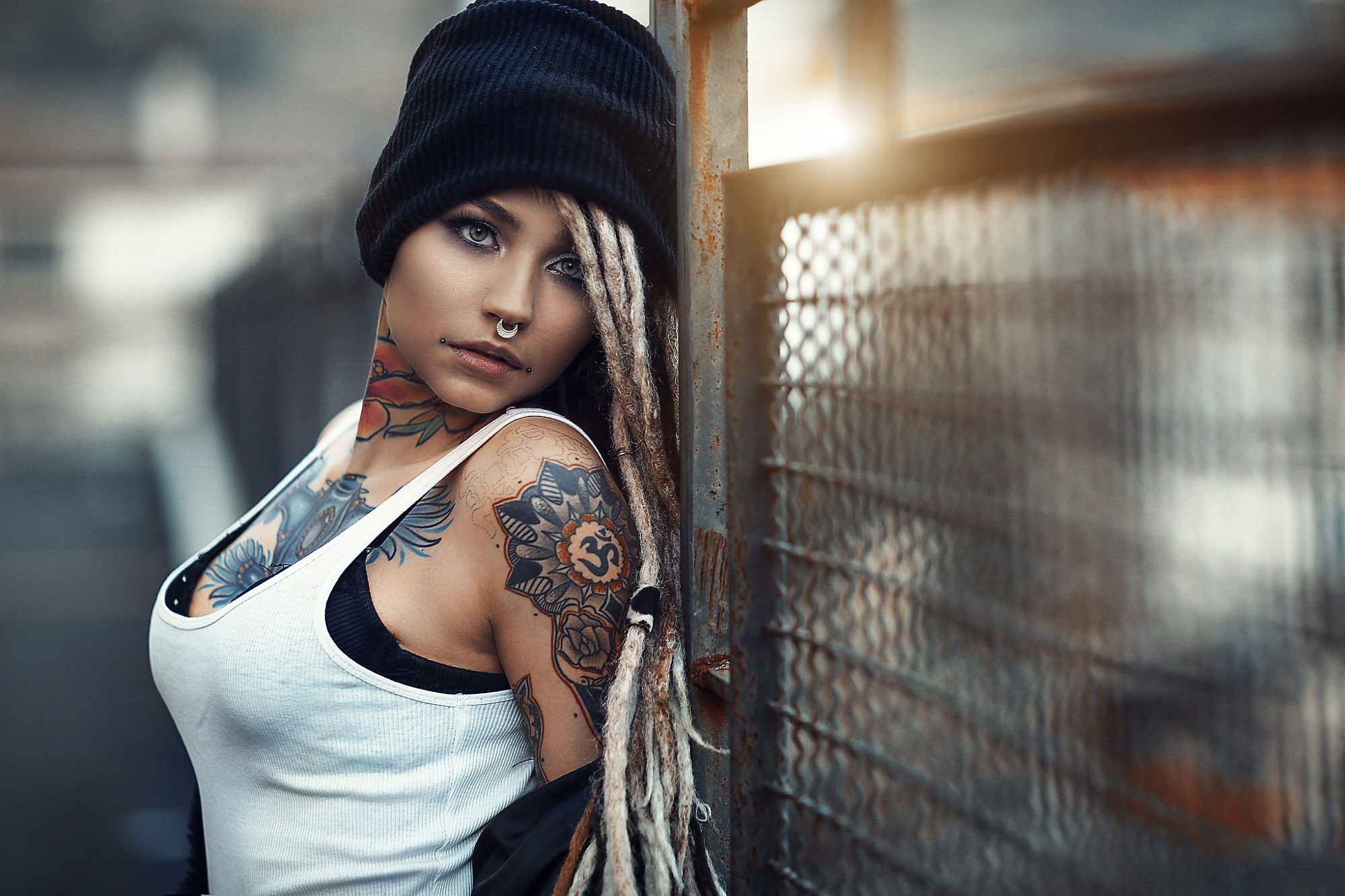 Wallpaper tattoo, tattoo, suicide girls, Sarah Sharks for mobile and  desktop, section девушки, resolution 2048x1280 - download
