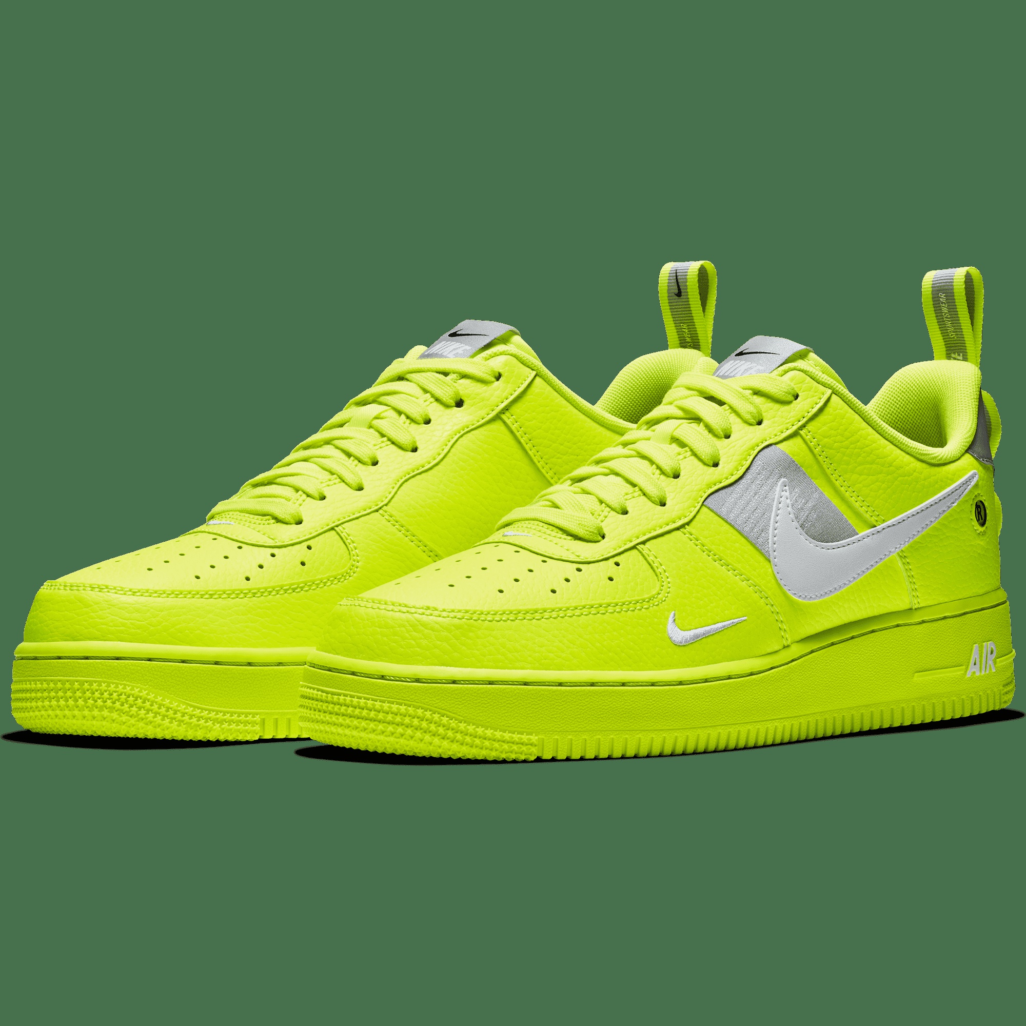 Wallpaper Utility Volt White Black Wolf Grey Nike Air Force 1 07 Lv8 for mobile and desktop section resolution 2000x2000 download