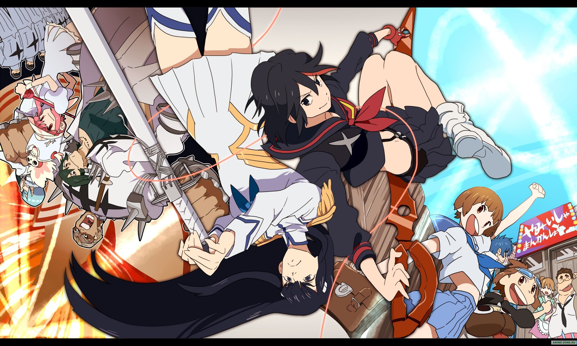 Или быть тем из. Kill la Kill («Убей или умри», 2013-2014). Круши Кромсай аниме субтитры. Убить или быть убитым мультсериал 2013–2014.