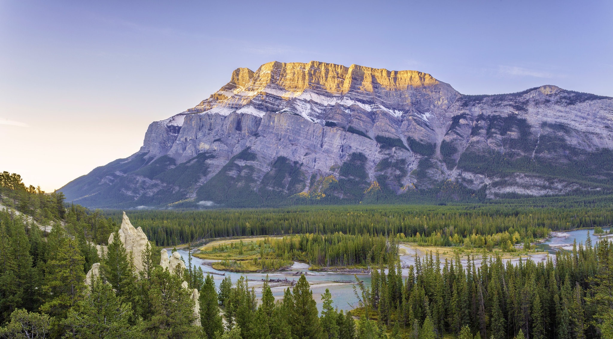 Banff National Park in the Rocky Mountains