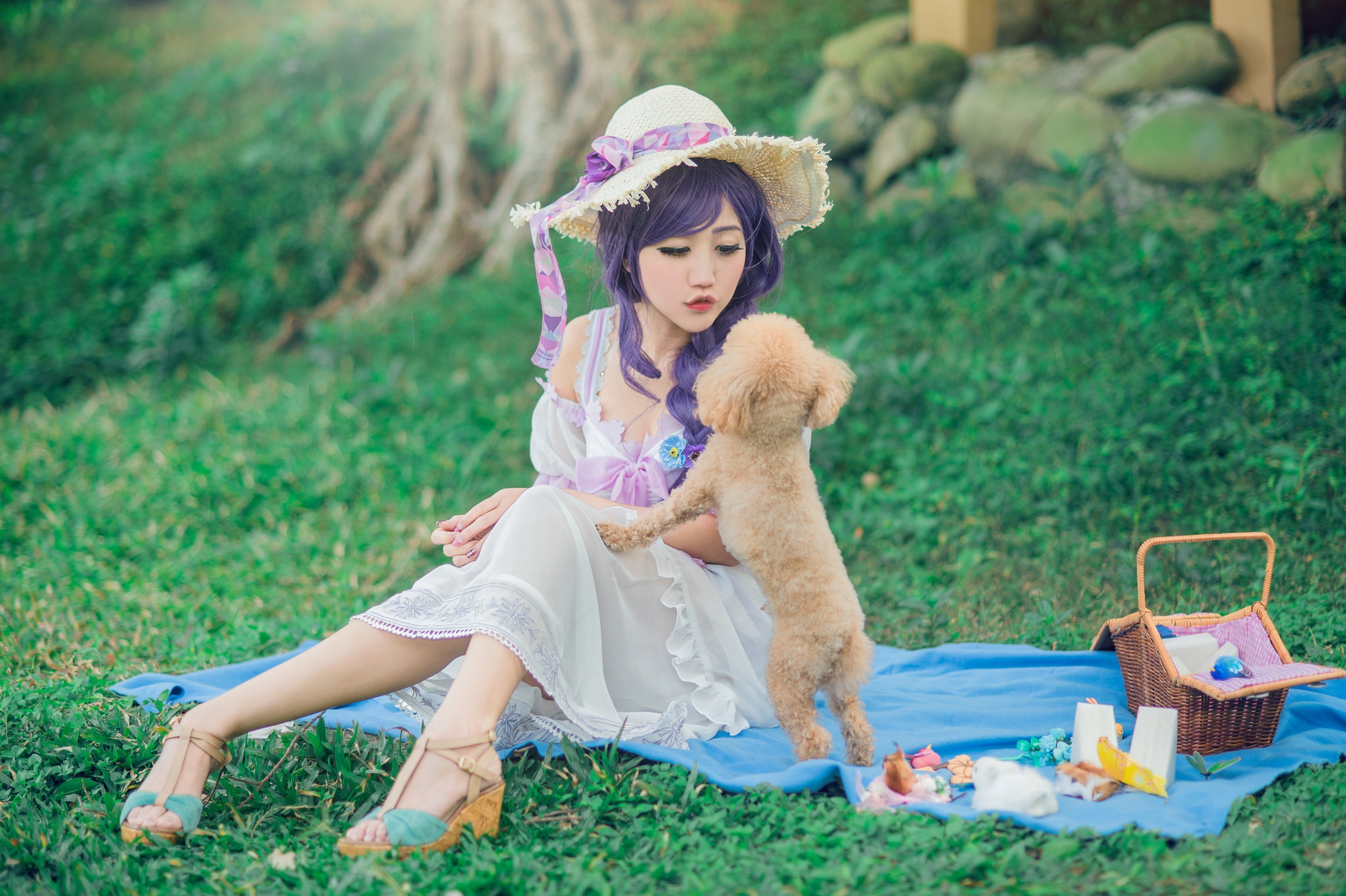 азиатка с собакой онлайн фото 84