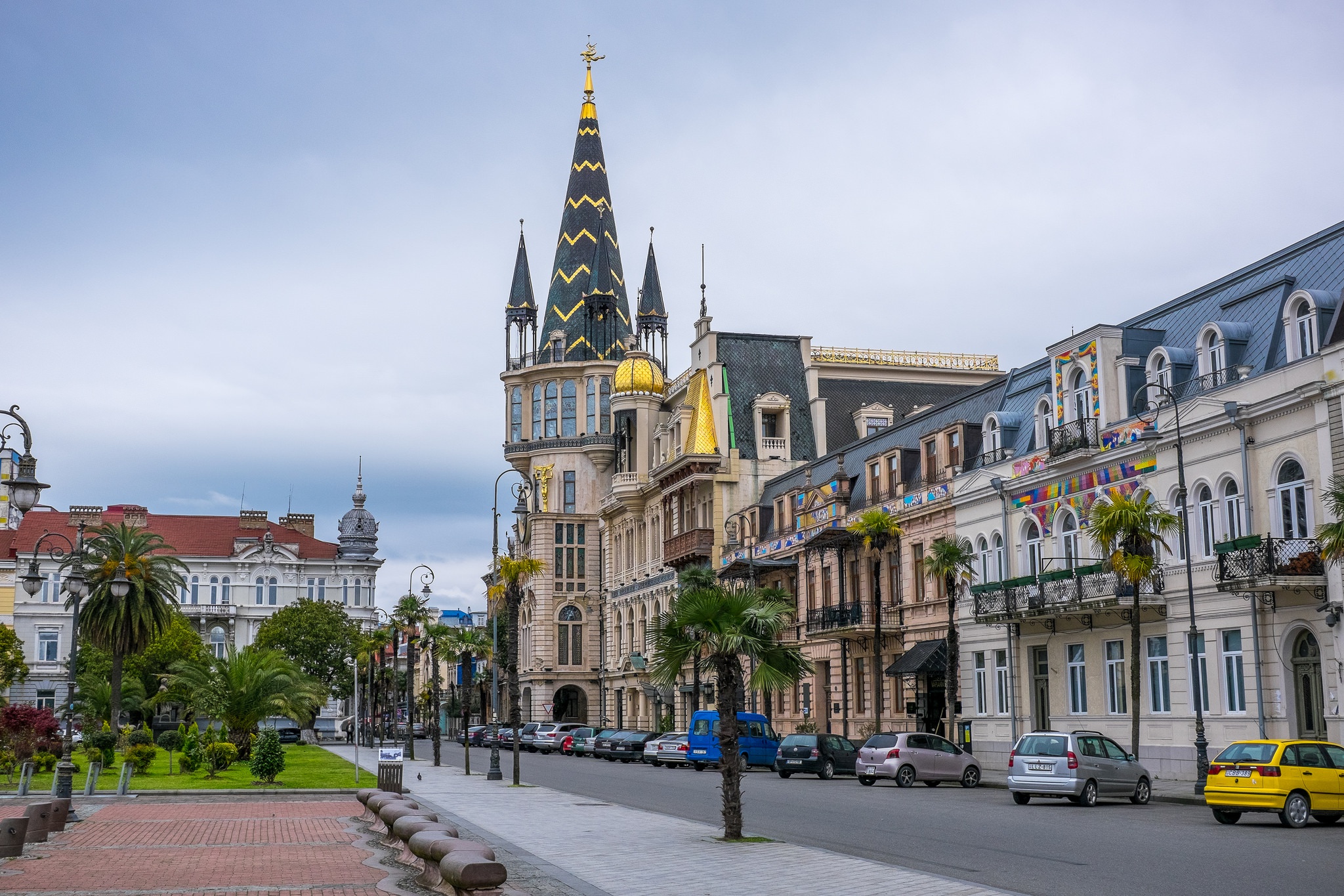 Wallpaper street, building, Georgia, Batumi for mobile and desktop, section  город, resolution 2048x1365 - download