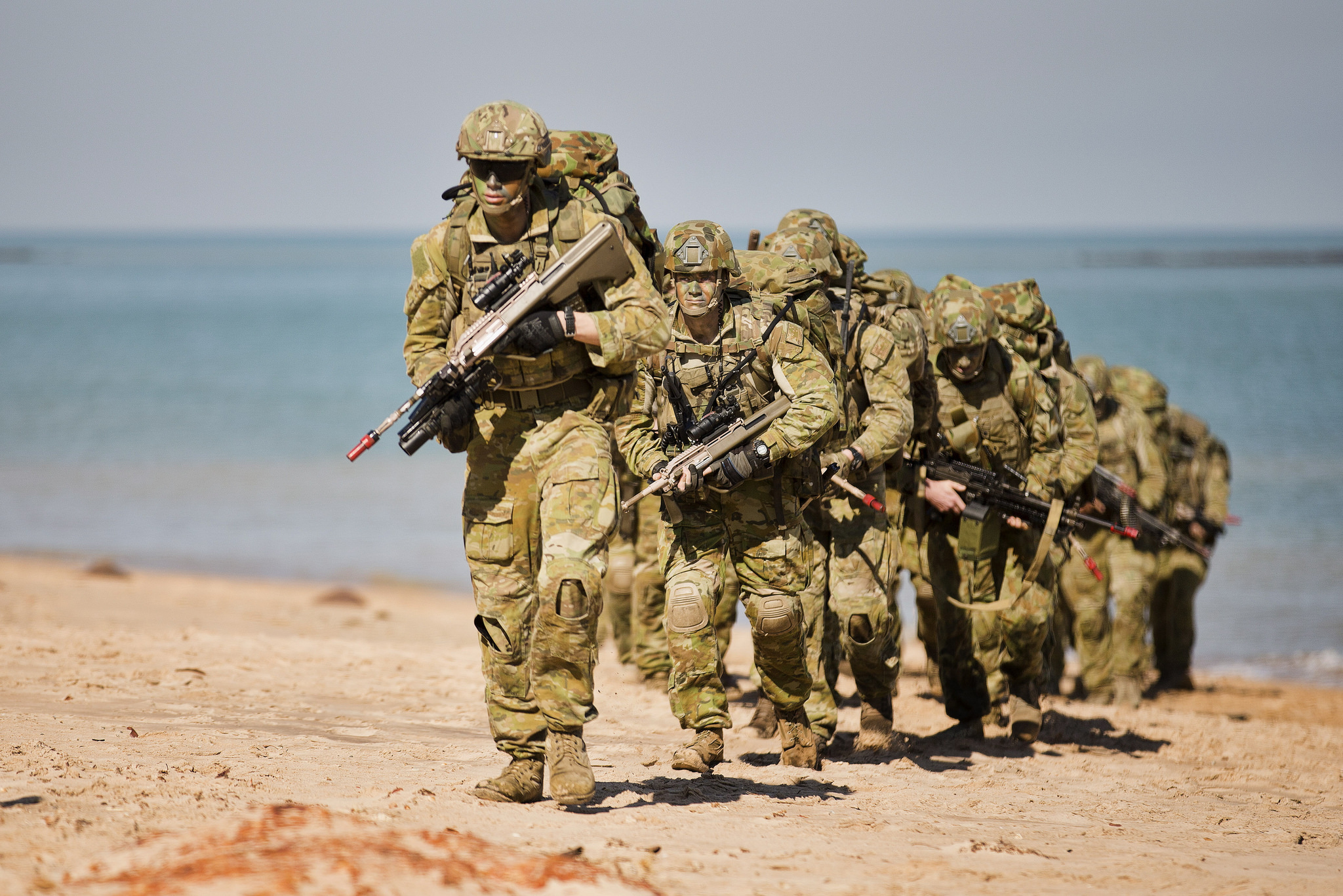 Военный мир. Армия Австралии. Австралийский солдат. Австралийские войска. Современный солдат.