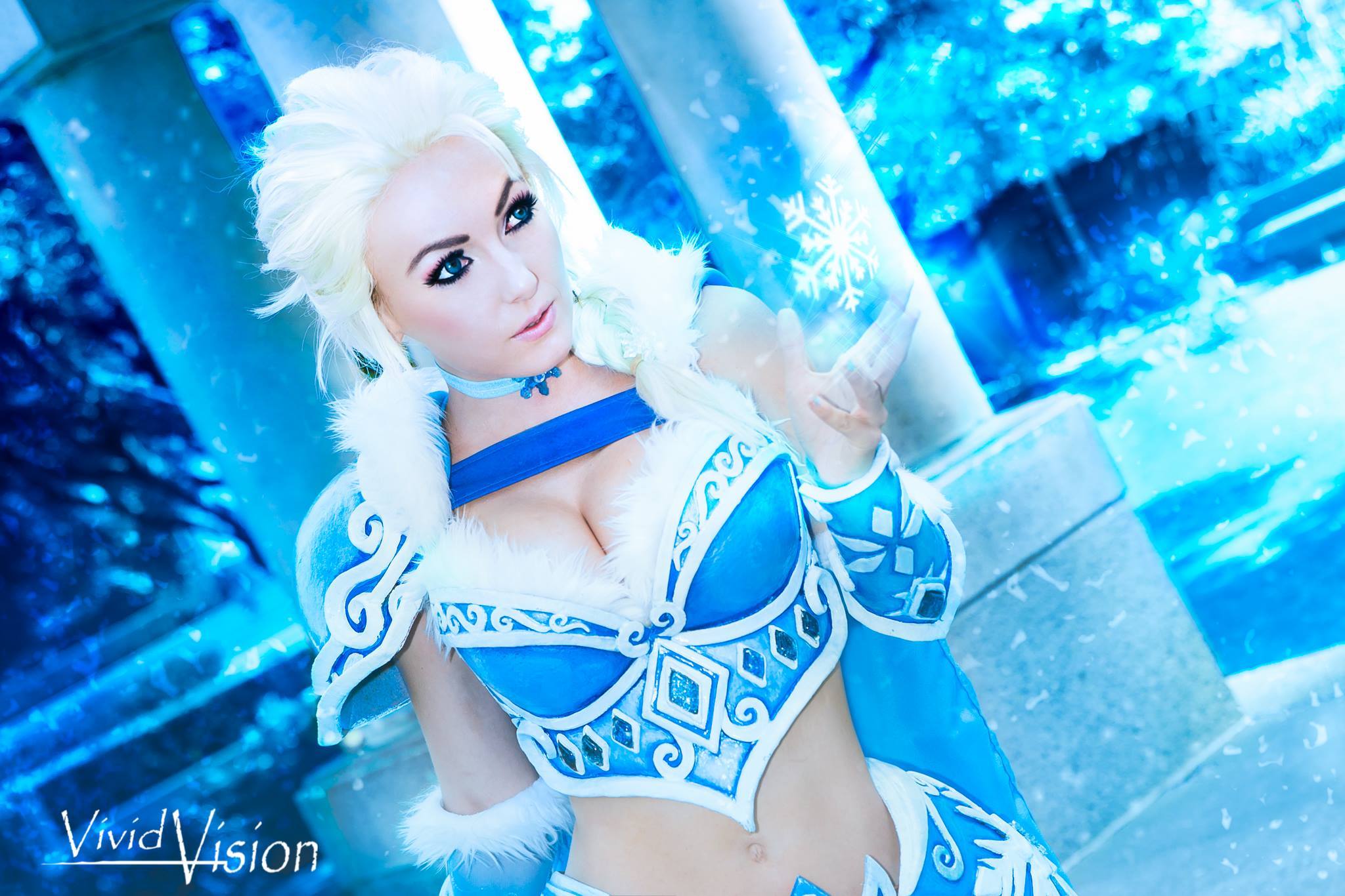 Download wallpaper sexy girl frozen cosplay elsa jessica nigri