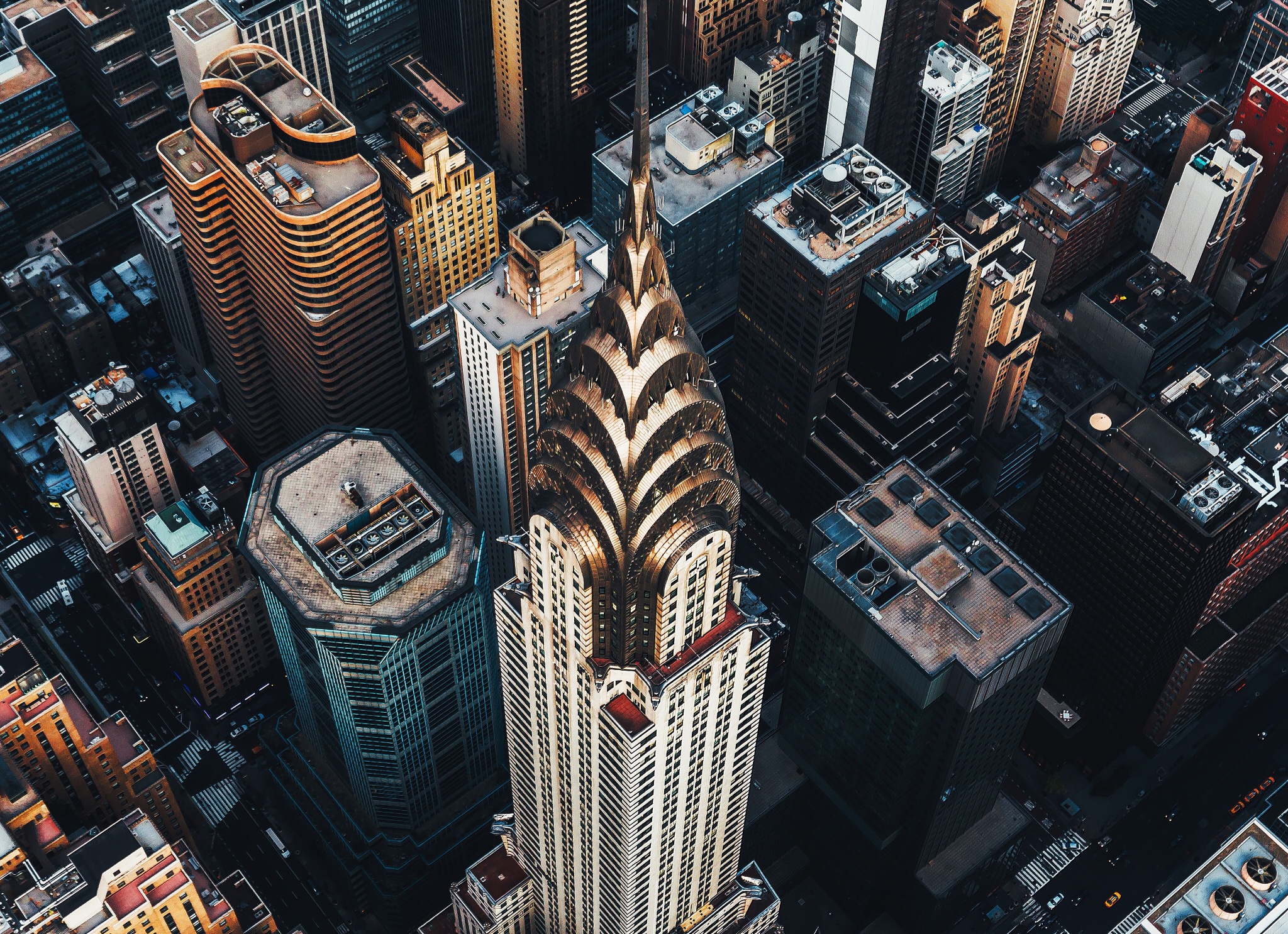 Wallpaper the city, skyscraper, USA, Manhattan, The Chrysler building for mobile and desktop, section город, resolution 2048x1486 - download