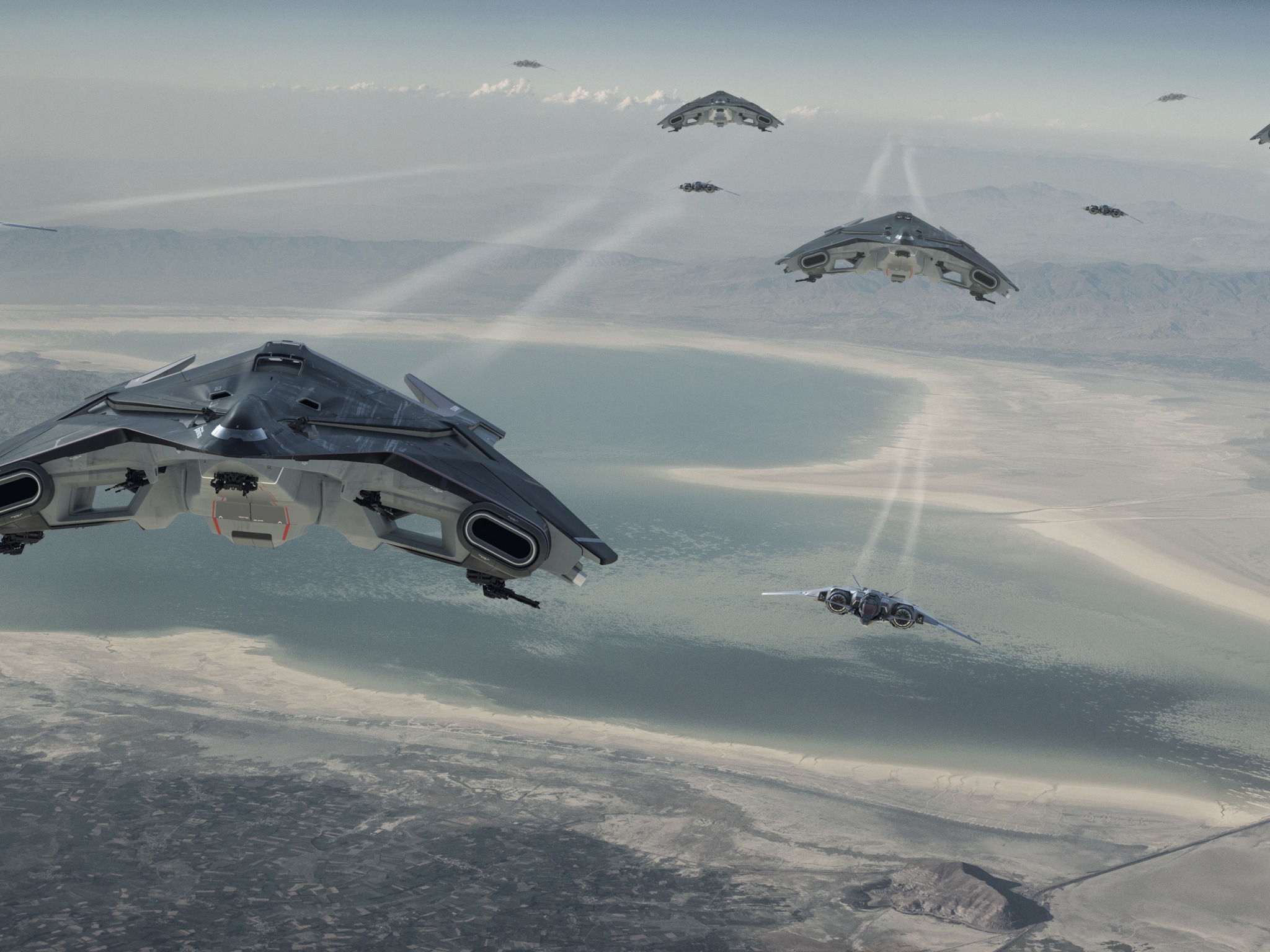 Download wallpaper Sabre, Star Citizen, Crusader Industries, Aegis ...