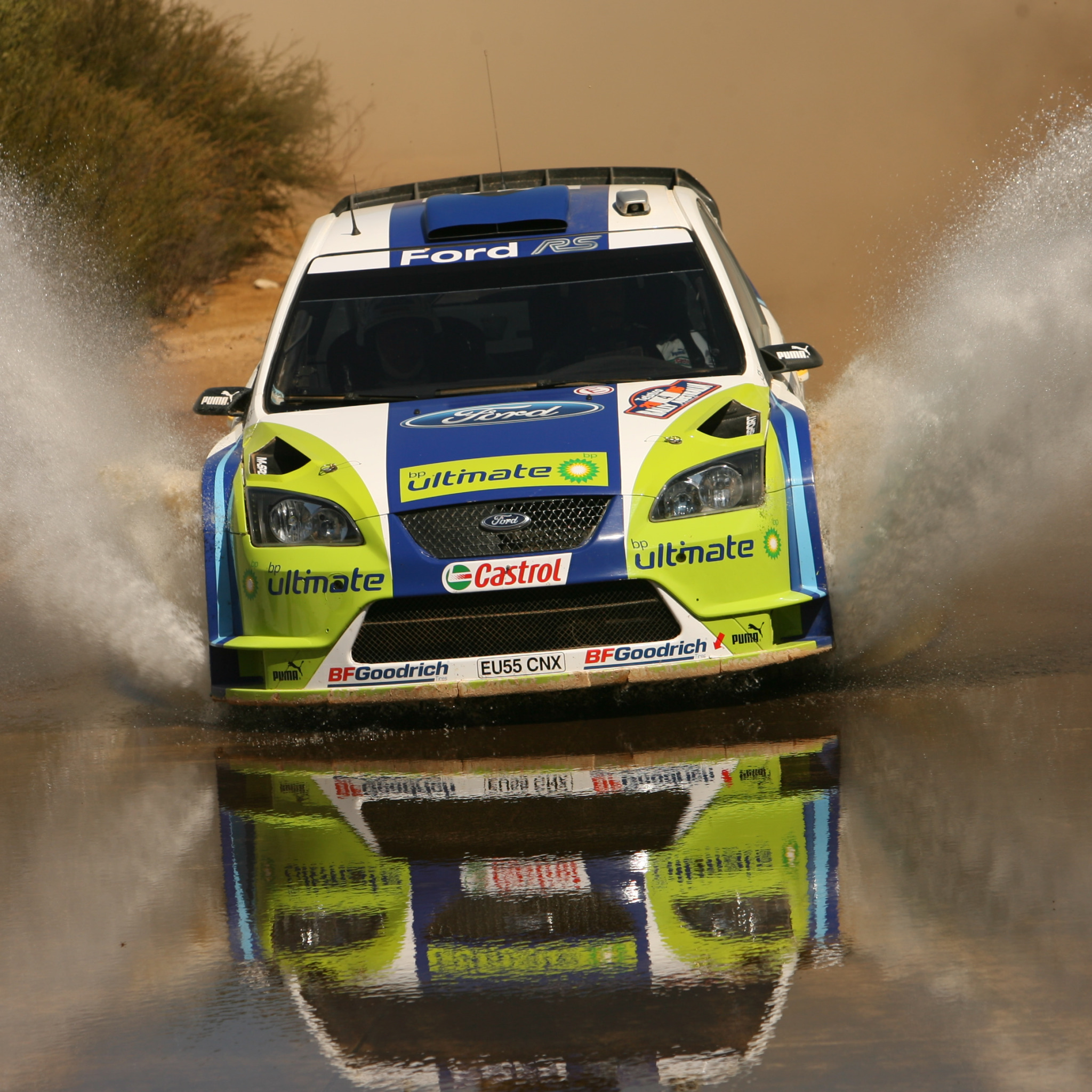 Форд WRC красный