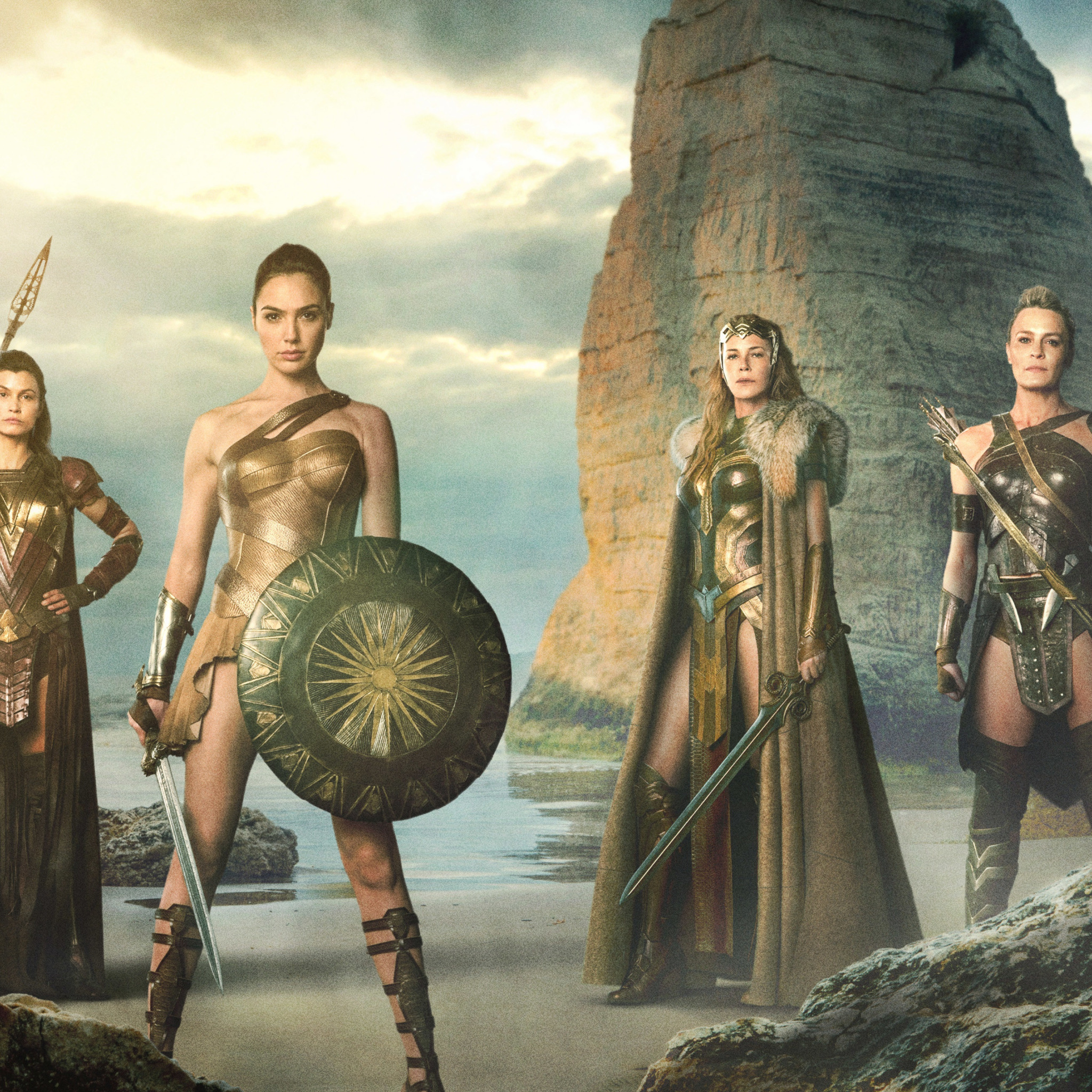 Download wallpaper Marvel, Wonder Women, Gal Gadot, Connie Nielsen ...