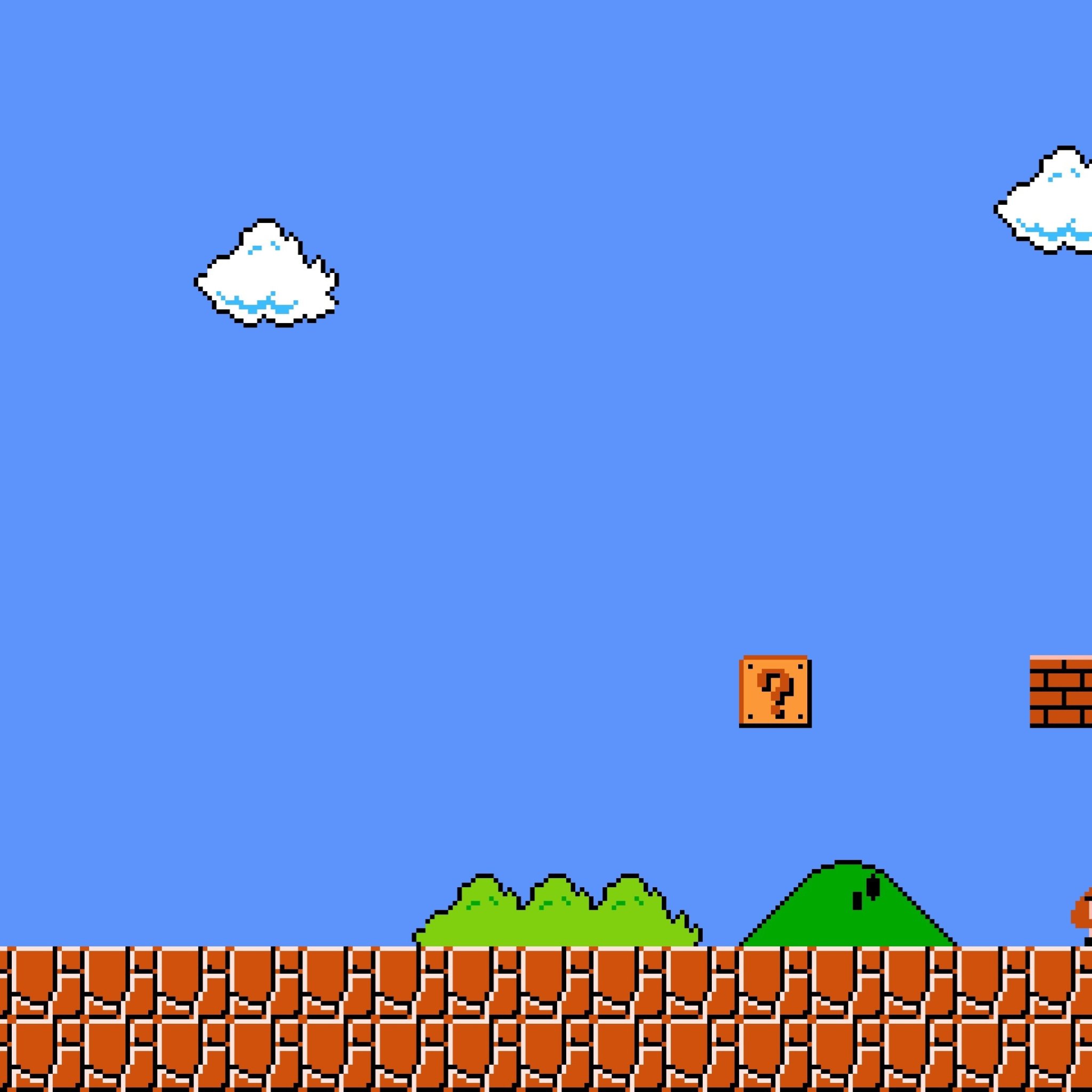 Download wallpaper cloud, pixels, Super Mario, enemies, fungus, mario ...