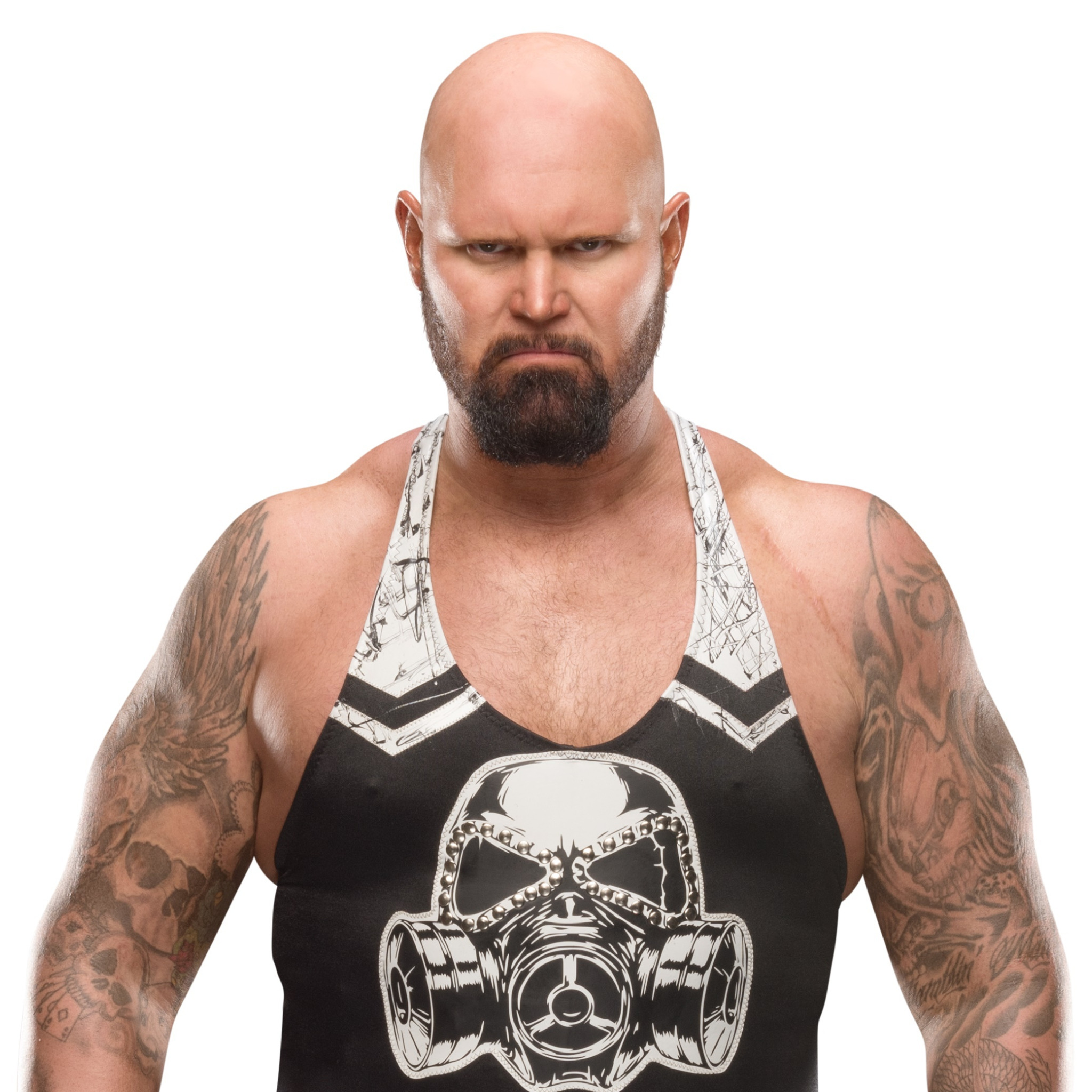 Download wallpaper tattoo, wrestler, tattoo, WWE, Raw, Luke Gallows ...