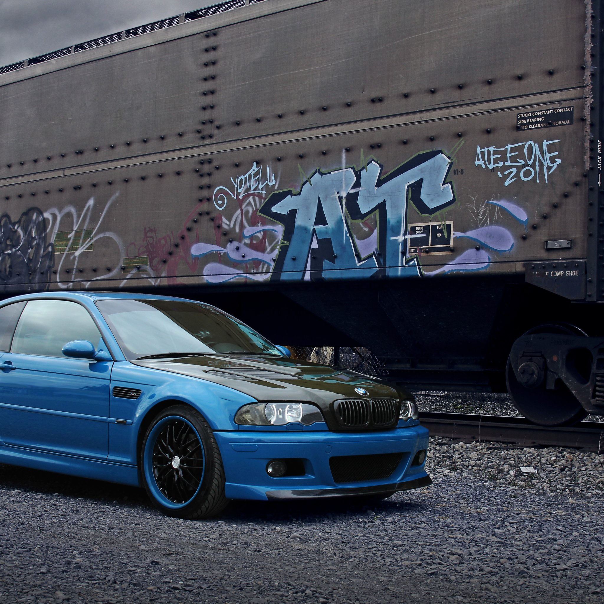Download wallpaper Carbon, Blue, E46, Wheels, M3, section bmw in
