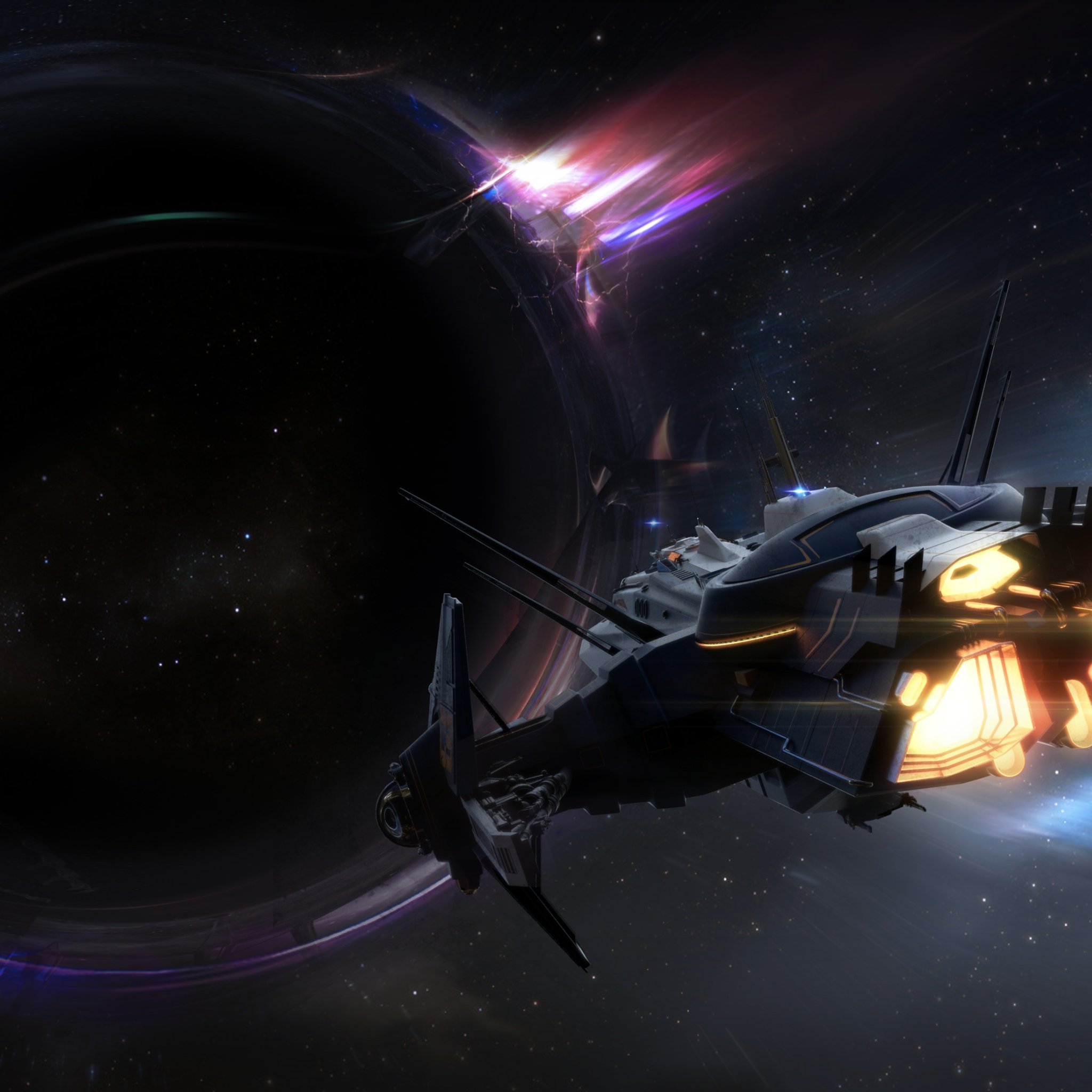 Space Car Rack Download wallpaper Star Citizen, space ship, Carrack, section games in ...