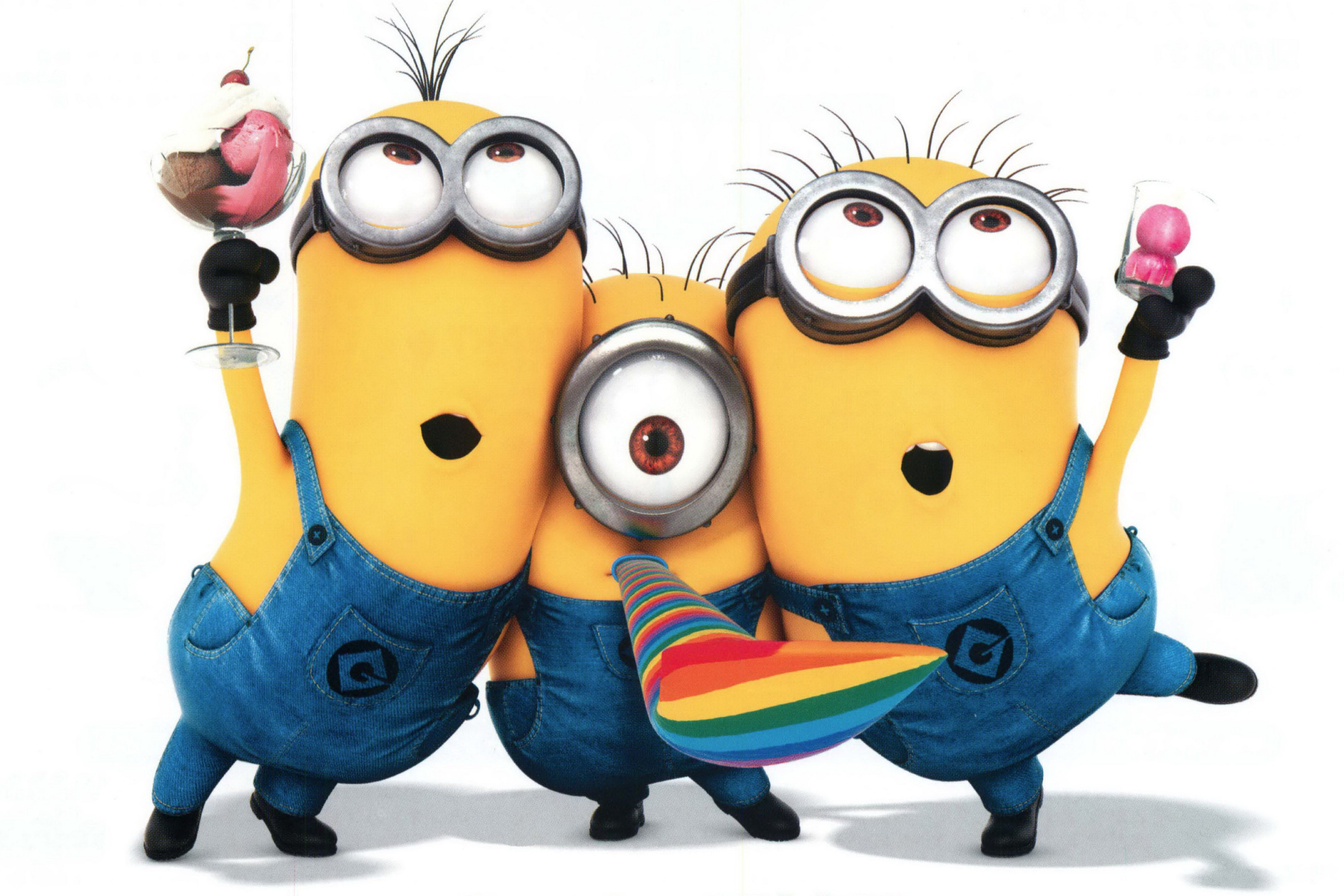 Download wallpaper ice cream, Minions, Despicable Me 2, Despicable Me ...