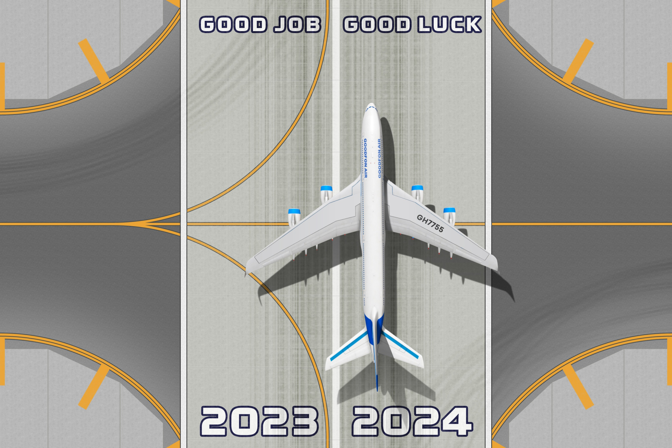 Download   New Year Airport Airplane Happy New Year Runway   2024 Year 2024 New Year Happy New Year Good Job Good Luck Ai 