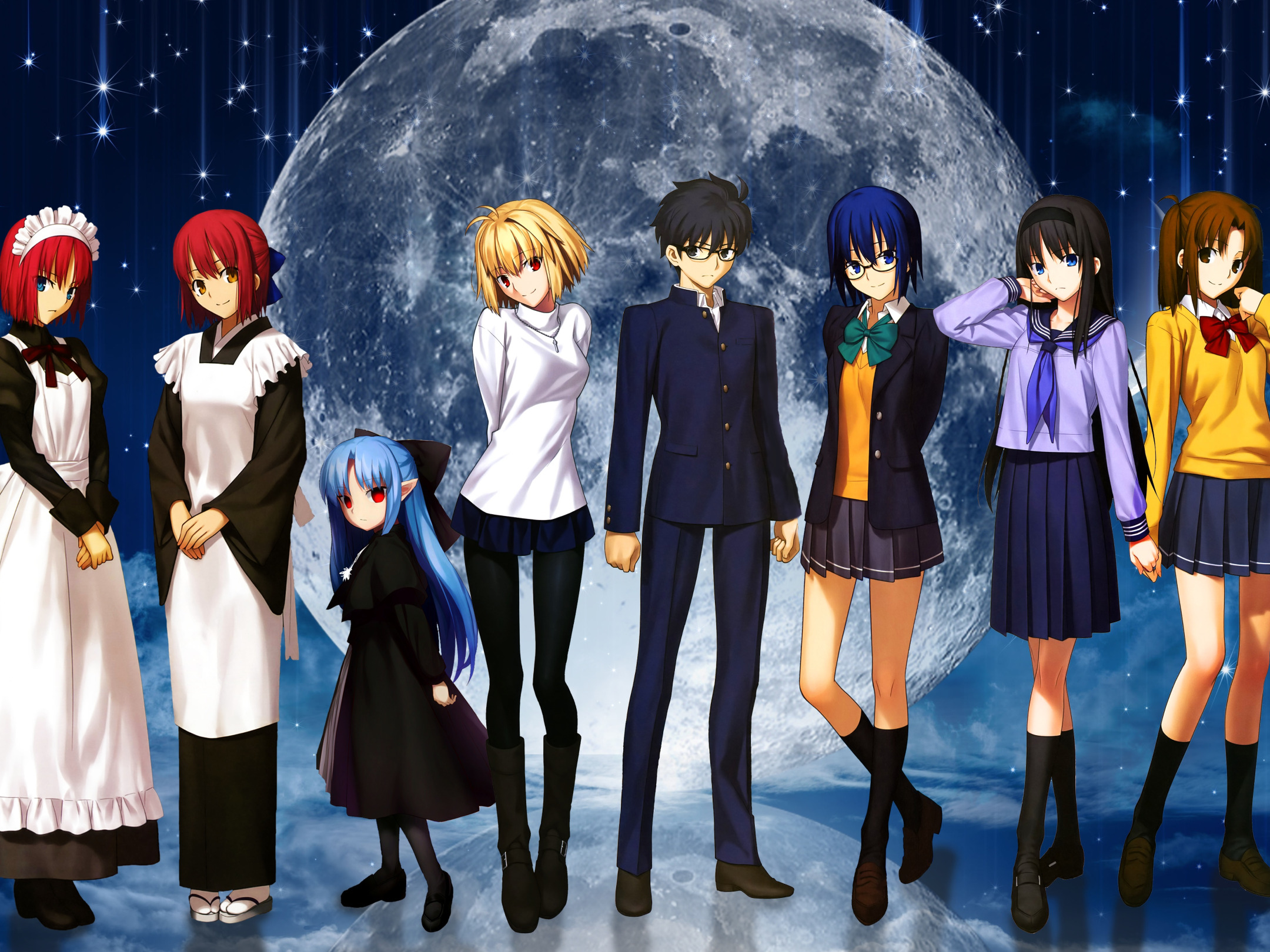 Download wallpaper Anime, Girls, Vampire, Game, Type-Moon, Ciel ...