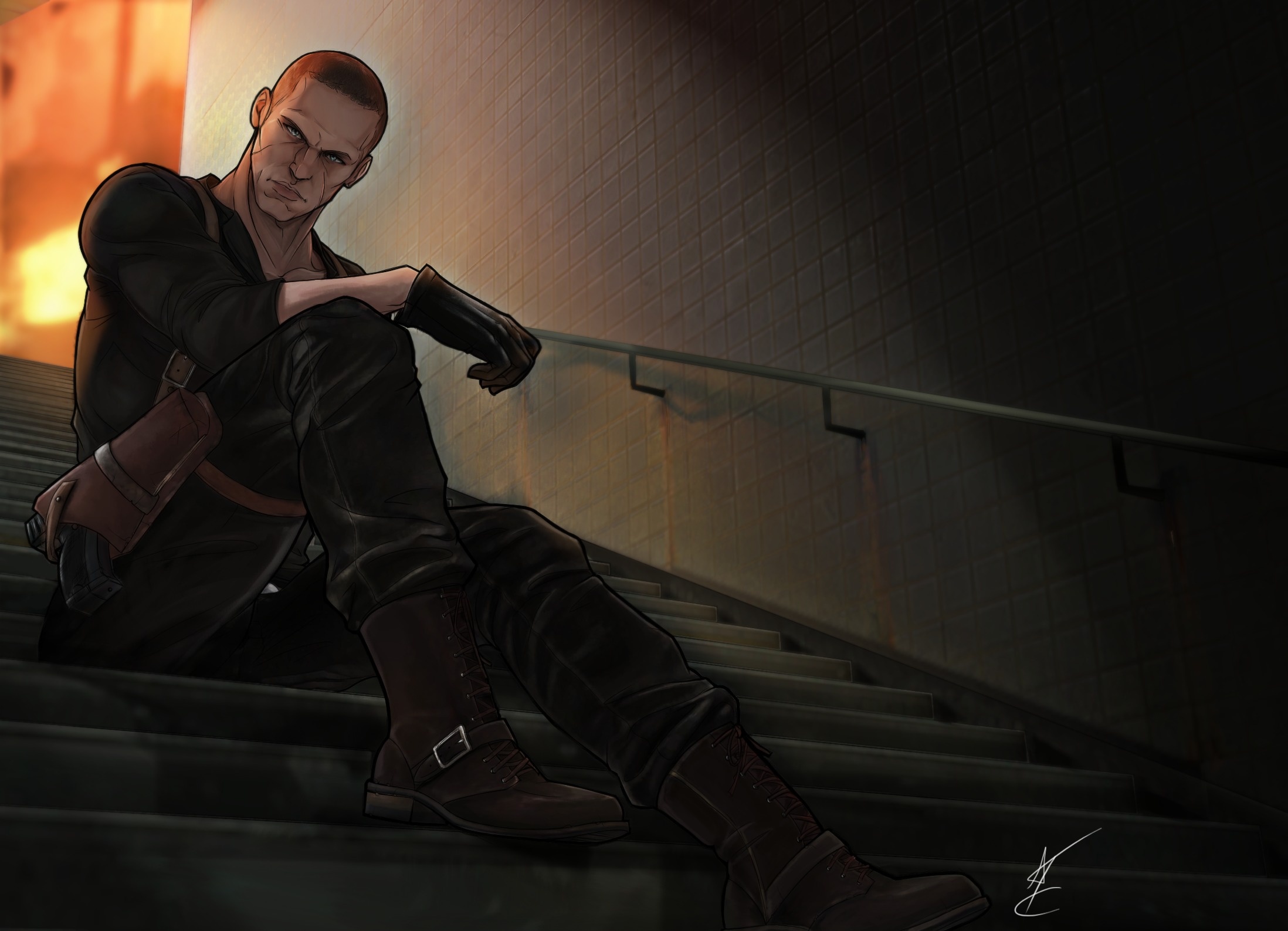 Download wallpaper resident evil, resident evil, Jake Muller, Jake Muller,  section games in resolution 2196x1587