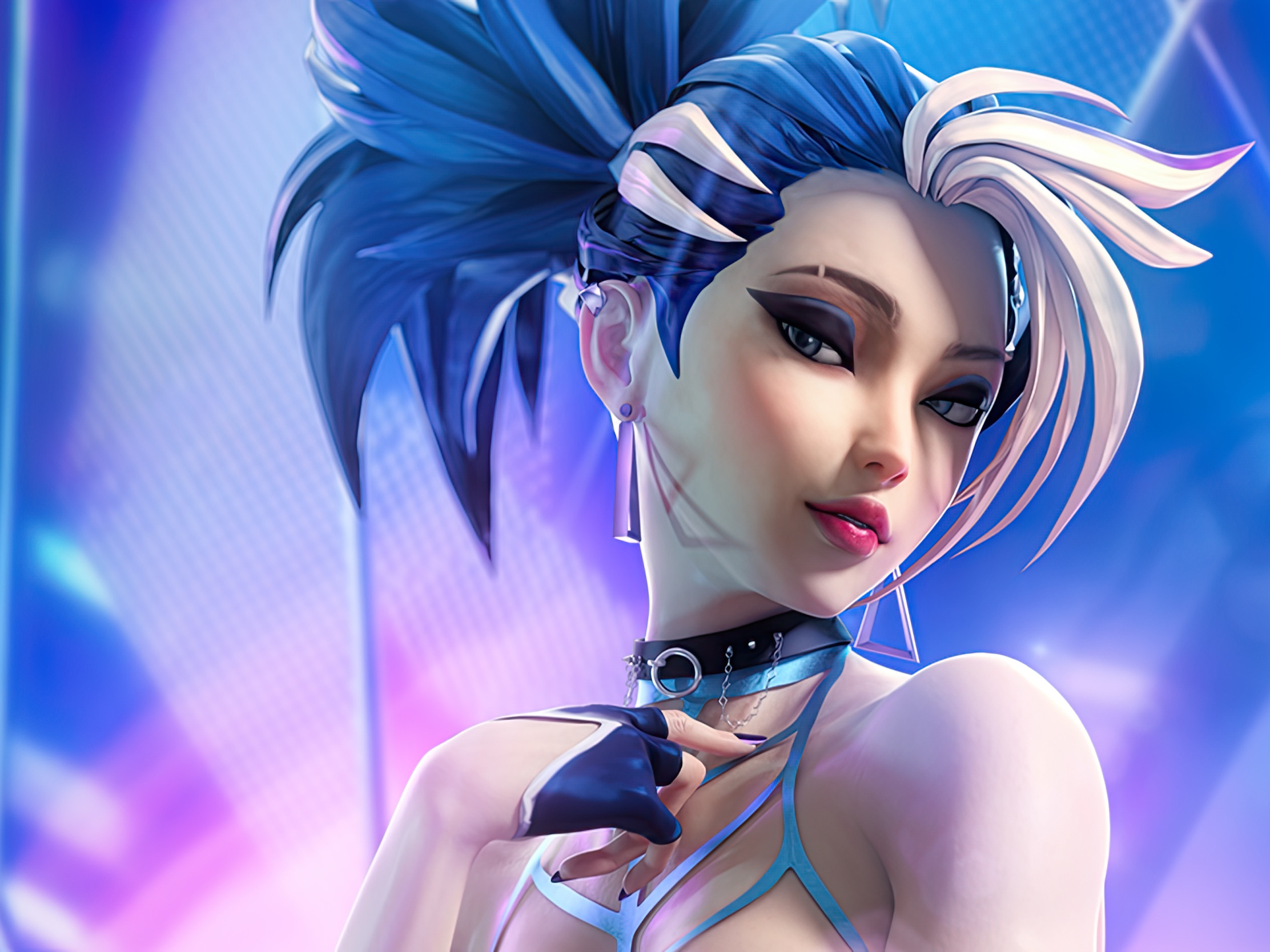 Download wallpaper art, akali, League-of-Legends, section games in ...