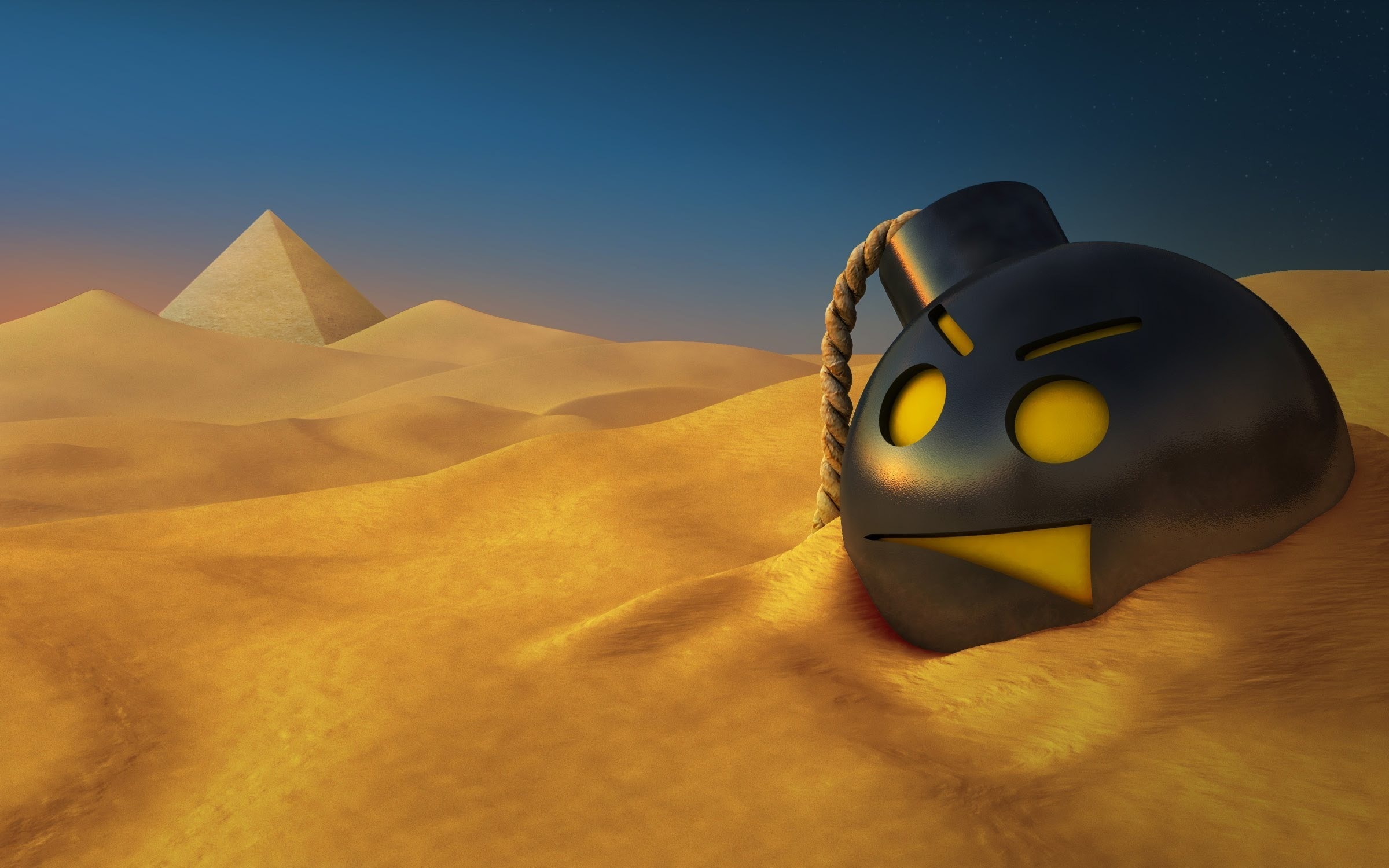 Download wallpaper sand, desert, bomb, Egypt, Serious Sam HD, section games  in resolution 2400x1500