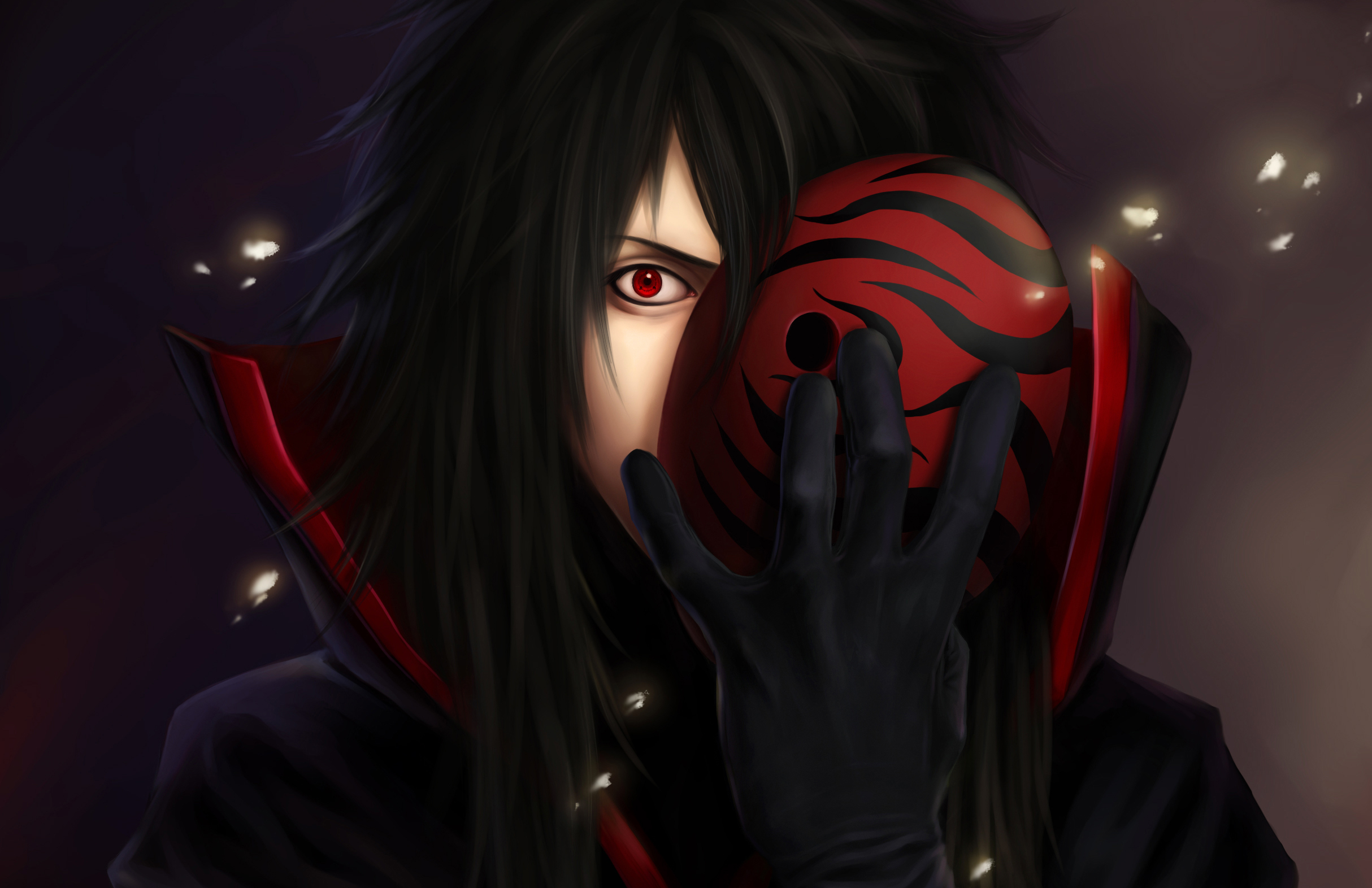 Wallpaper anime, mask, naruto, male, Naruto, art, sharingan, madara for  mobile and desktop, section прочее, resolution 2428x1572 - download