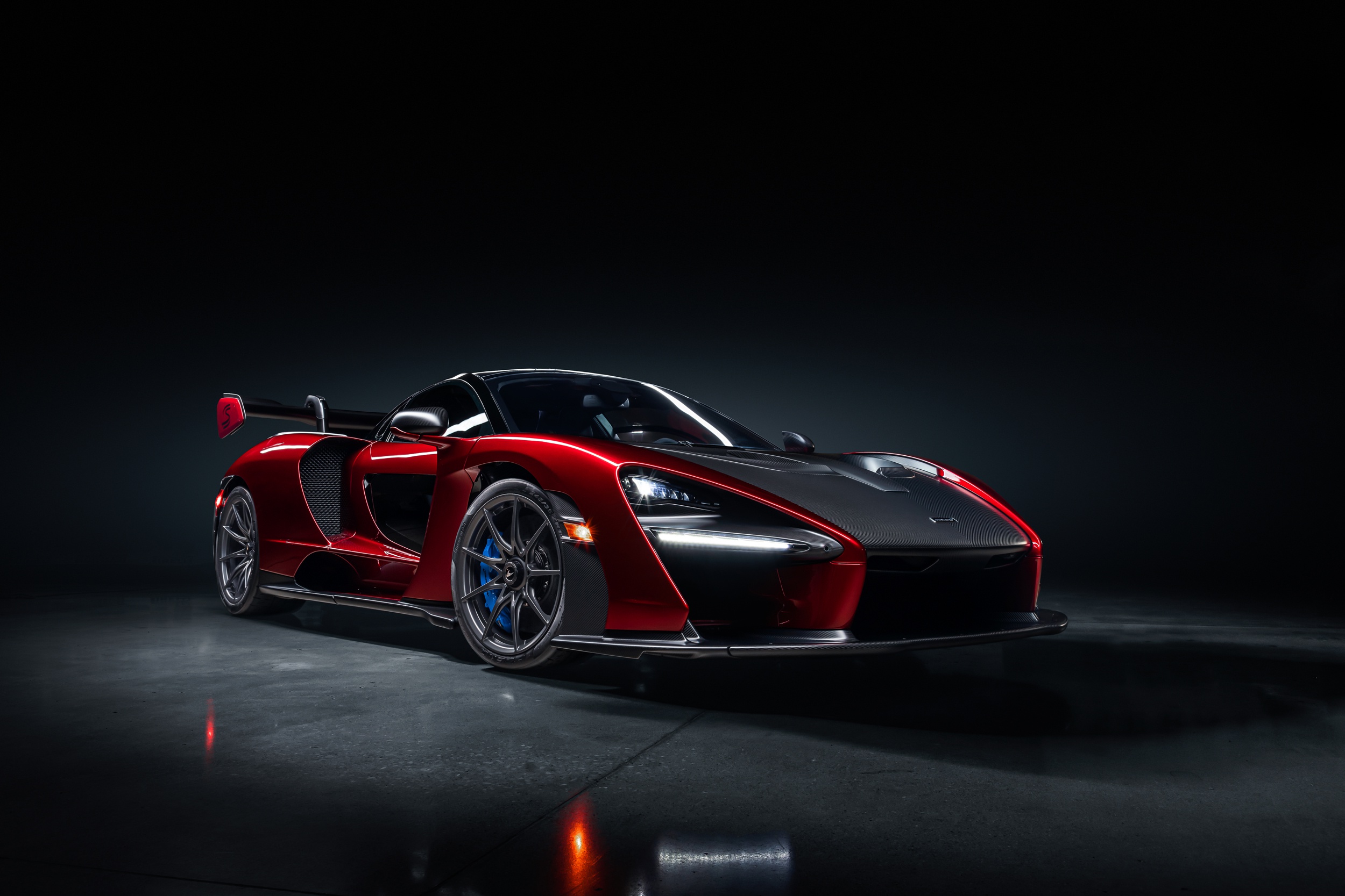 Download wallpaper McLaren, Red, Senna, section supercar in resolution ...