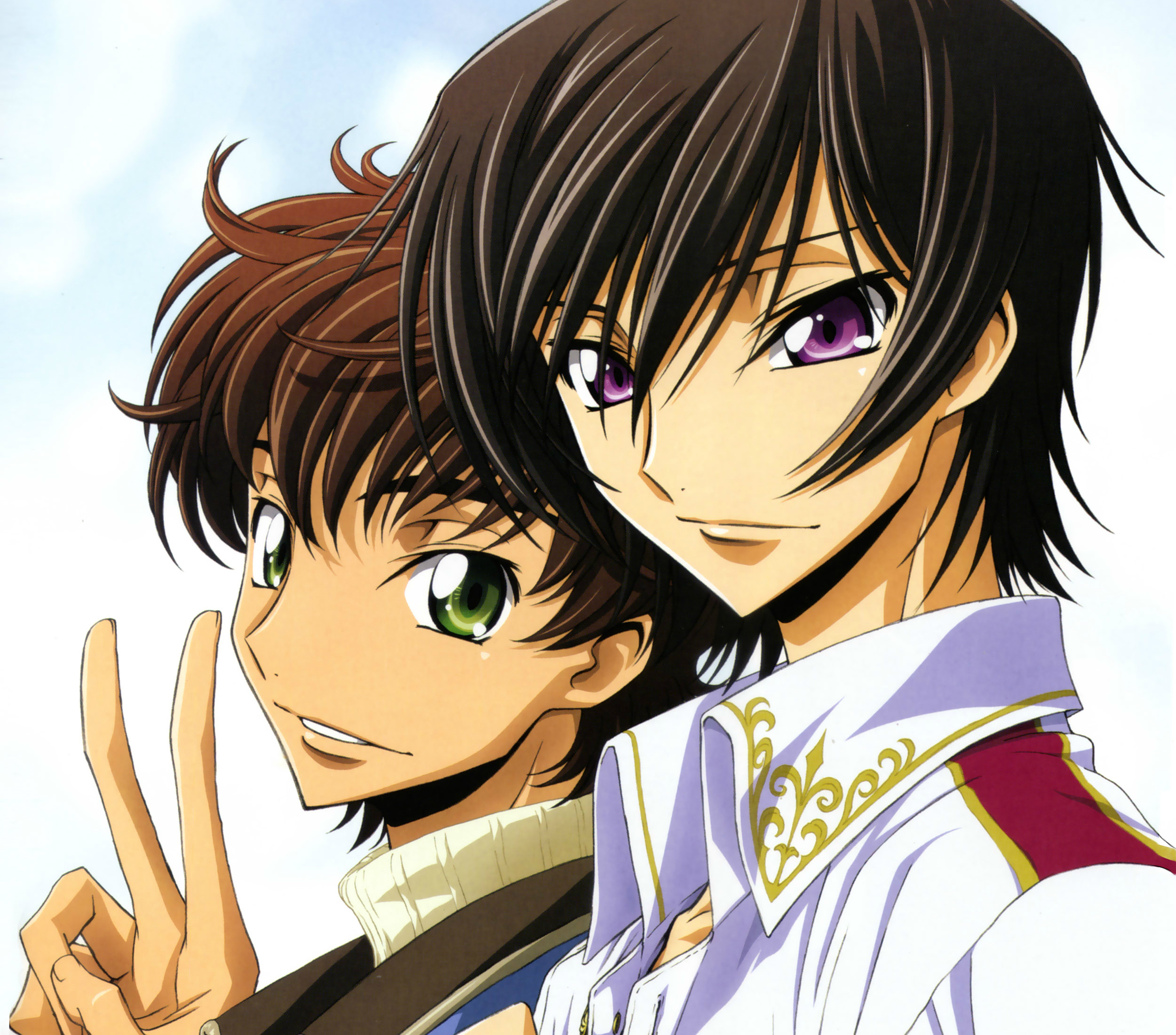 Code Geass Lelouch Lamperouge Suzaku Kururugi.iPhone 6 wallpaper