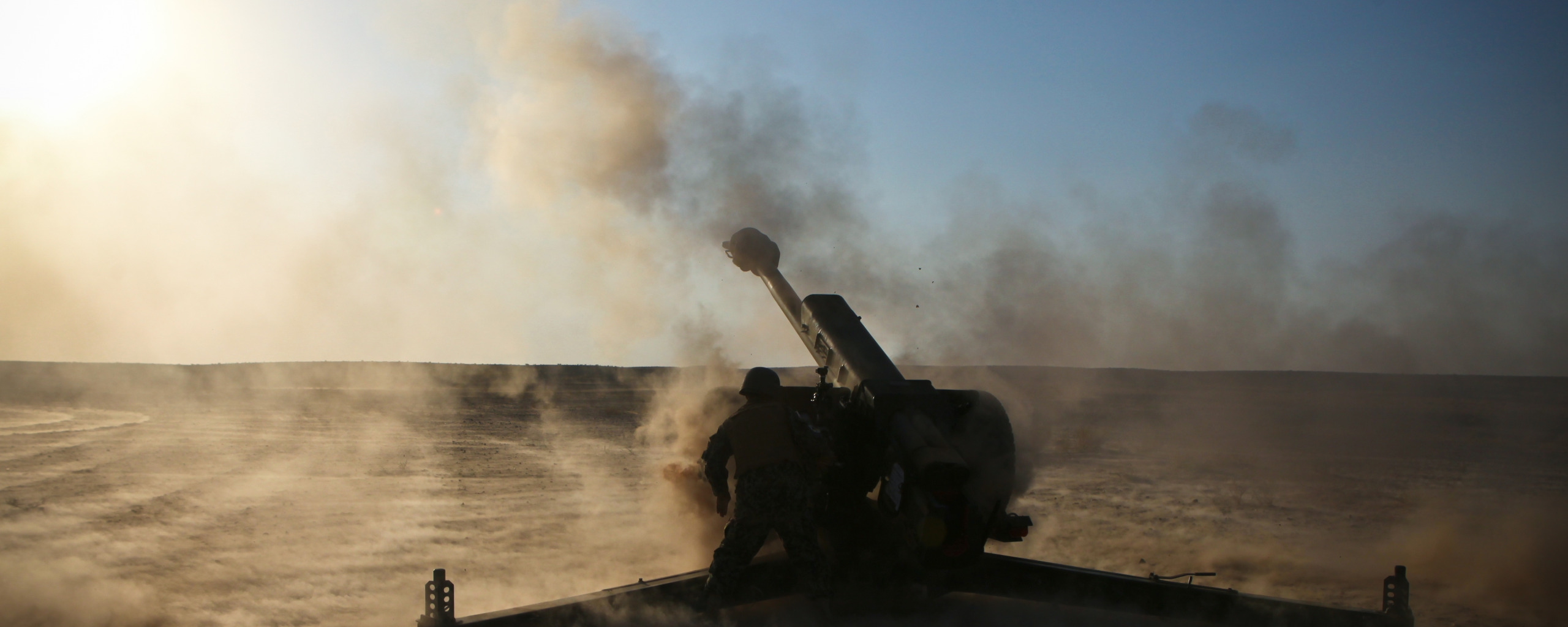 Download wallpaper 122mm, D-30A, Howitzer, caliber, section weapon in ...