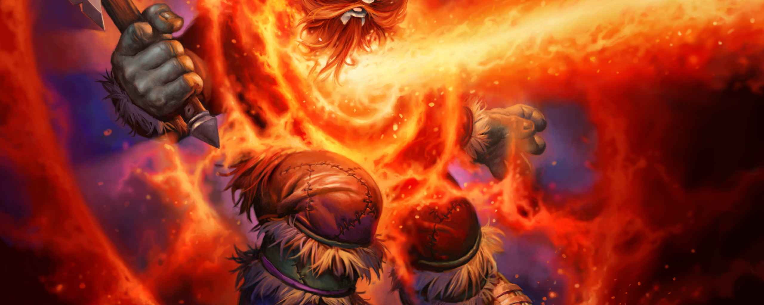 download-wallpaper-fire-magic-map-art-wow-world-of-warcraft-axe
