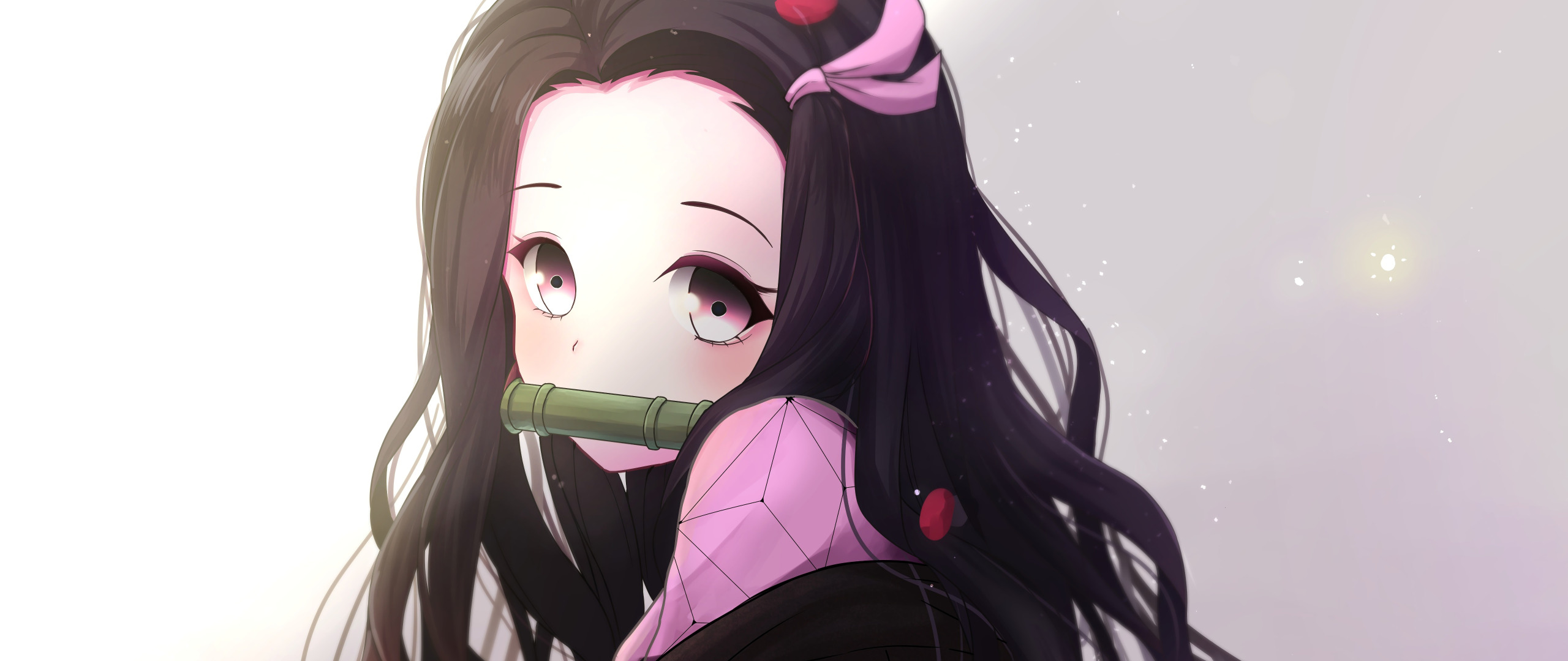 Download wallpaper Girl, Anime, Anime, Nezuko Kamado, Kimetsu no Yaiba ...