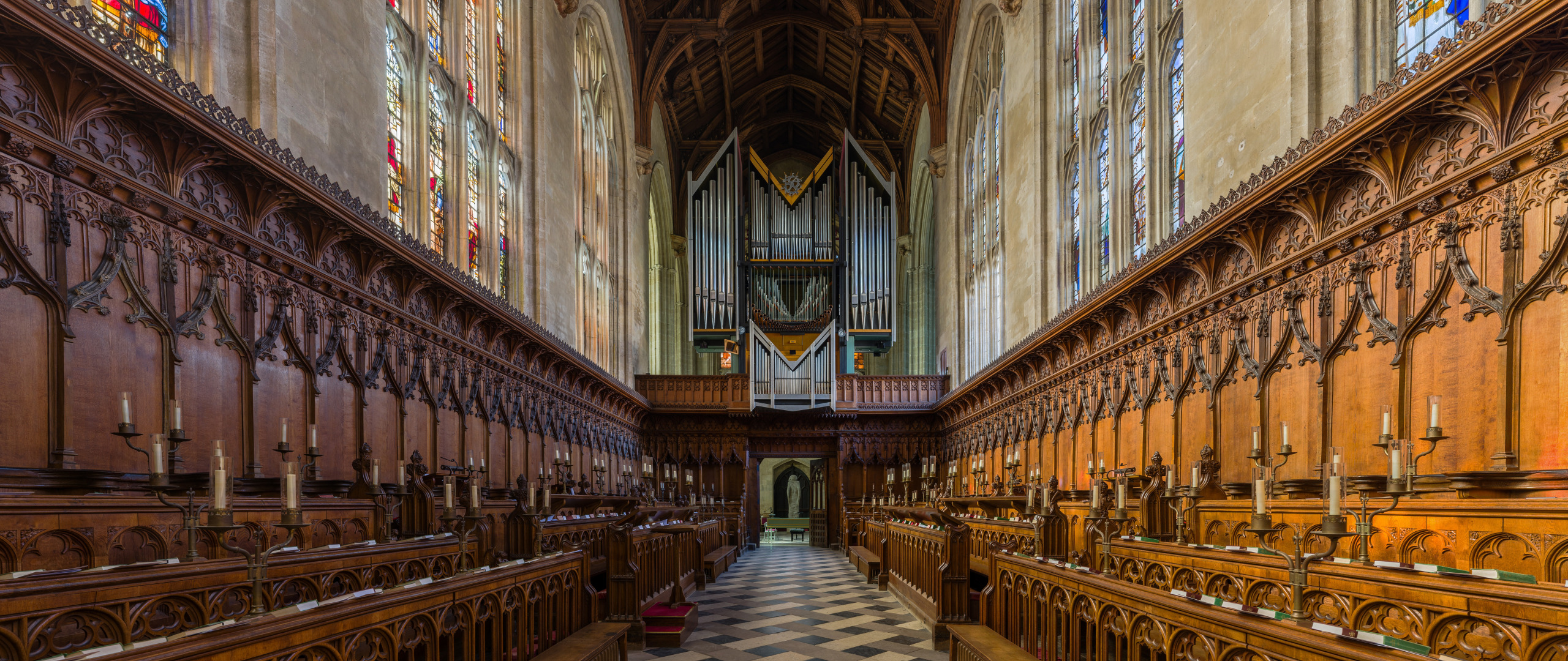 Download wallpaper Interior, Oxford, Chapel, New College, section ...