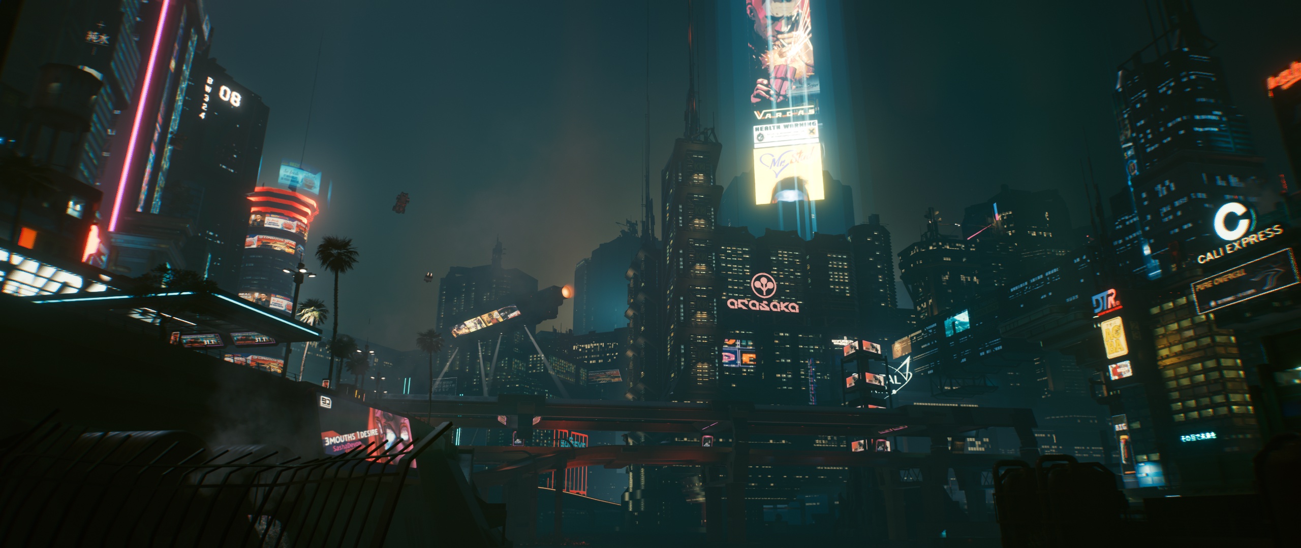 Download wallpaper Night, The city, Future, Neon, Cyberpunk 2077, Night ...