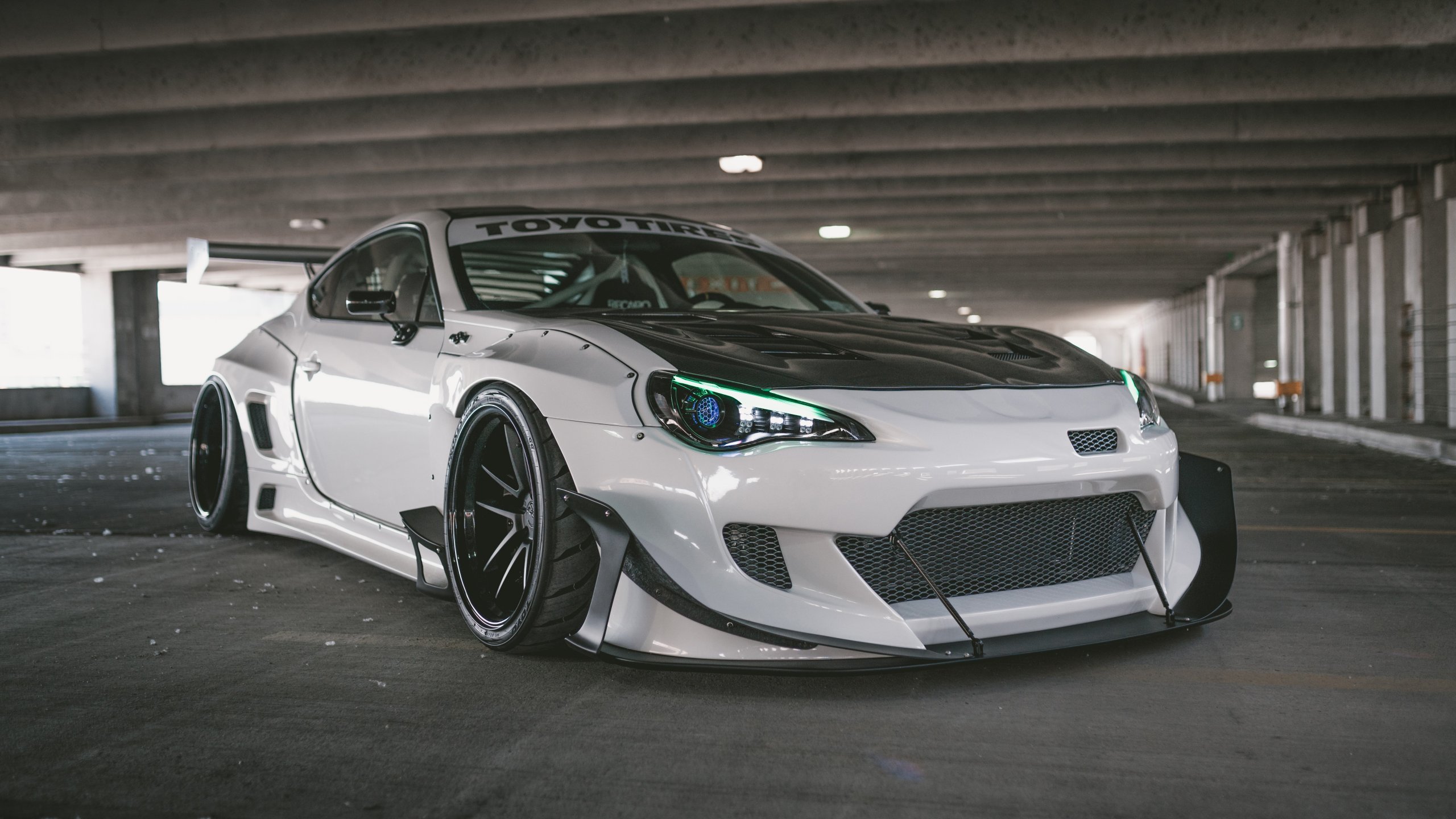 Download wallpaper white, Toyota, tuning, GT86, toyota gt86, section ...