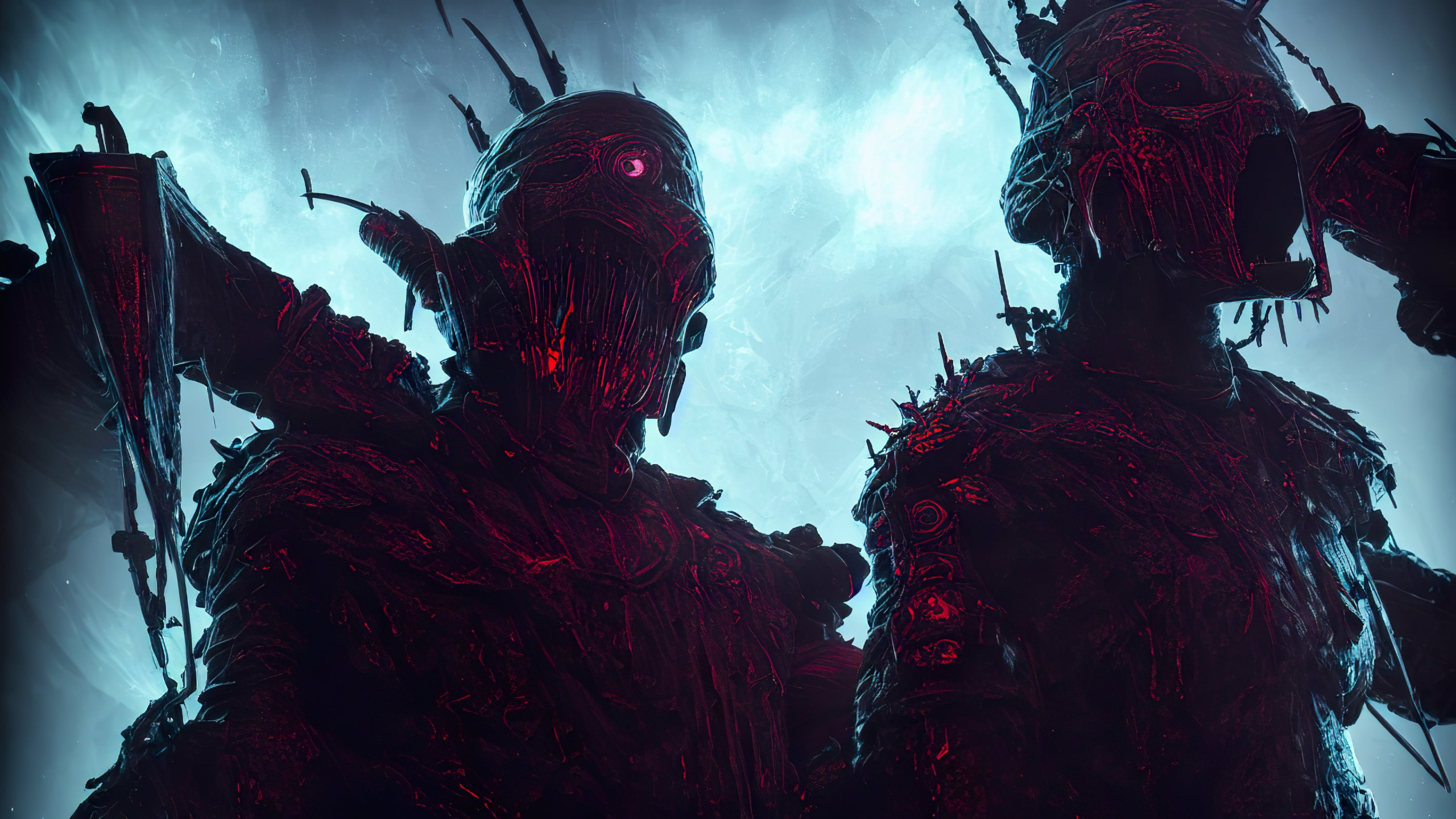 armor, the demon, Dark Souls, artificial intelligence, artificial intelligence, AI art, AI art, Stable Diffusion